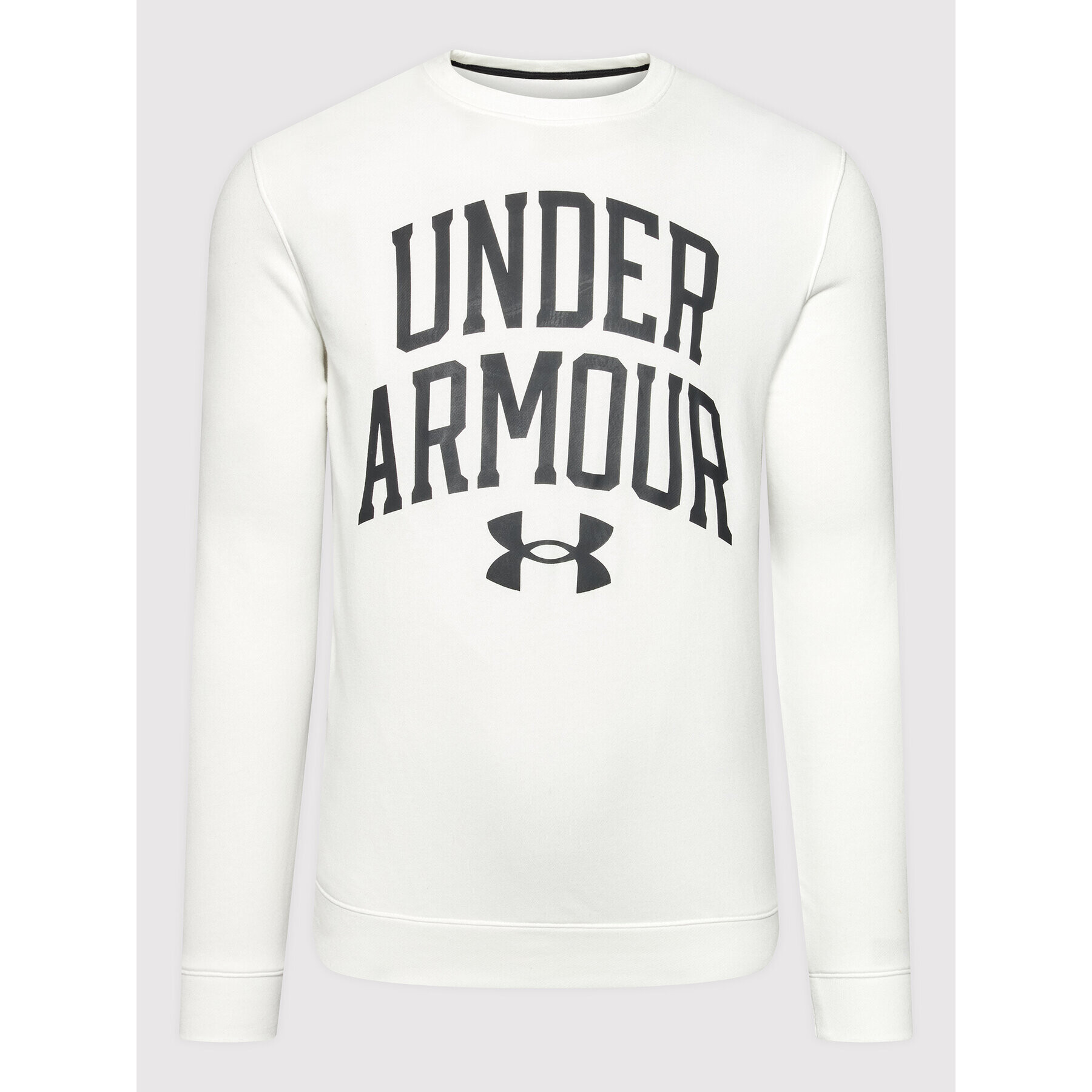 Under Armour Mikina Ua Rival Terry 1361561 Bílá Loose Fit - Pepit.cz