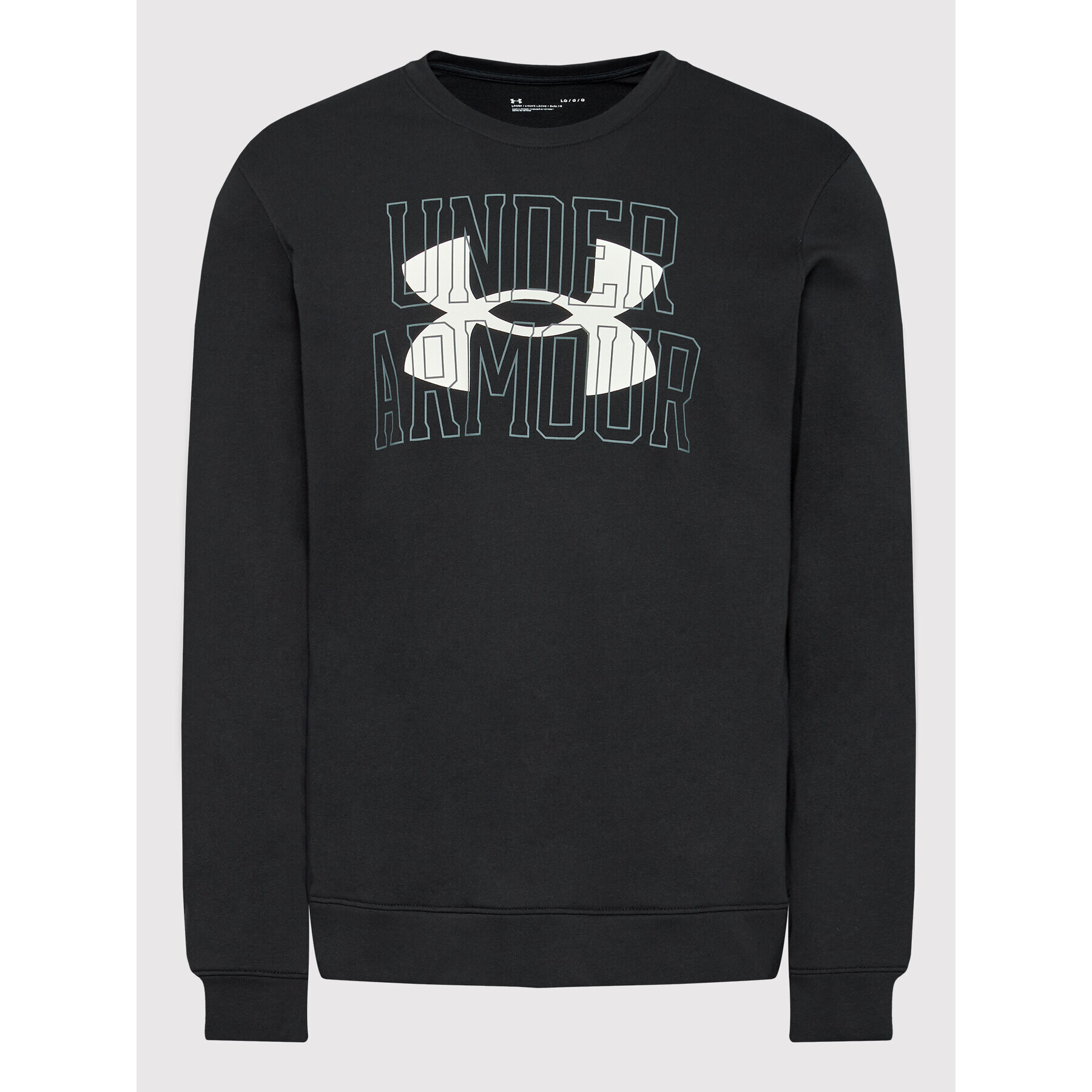 Under Armour Mikina Ua Rival Terry 1370391 Černá Relaxed Fit - Pepit.cz