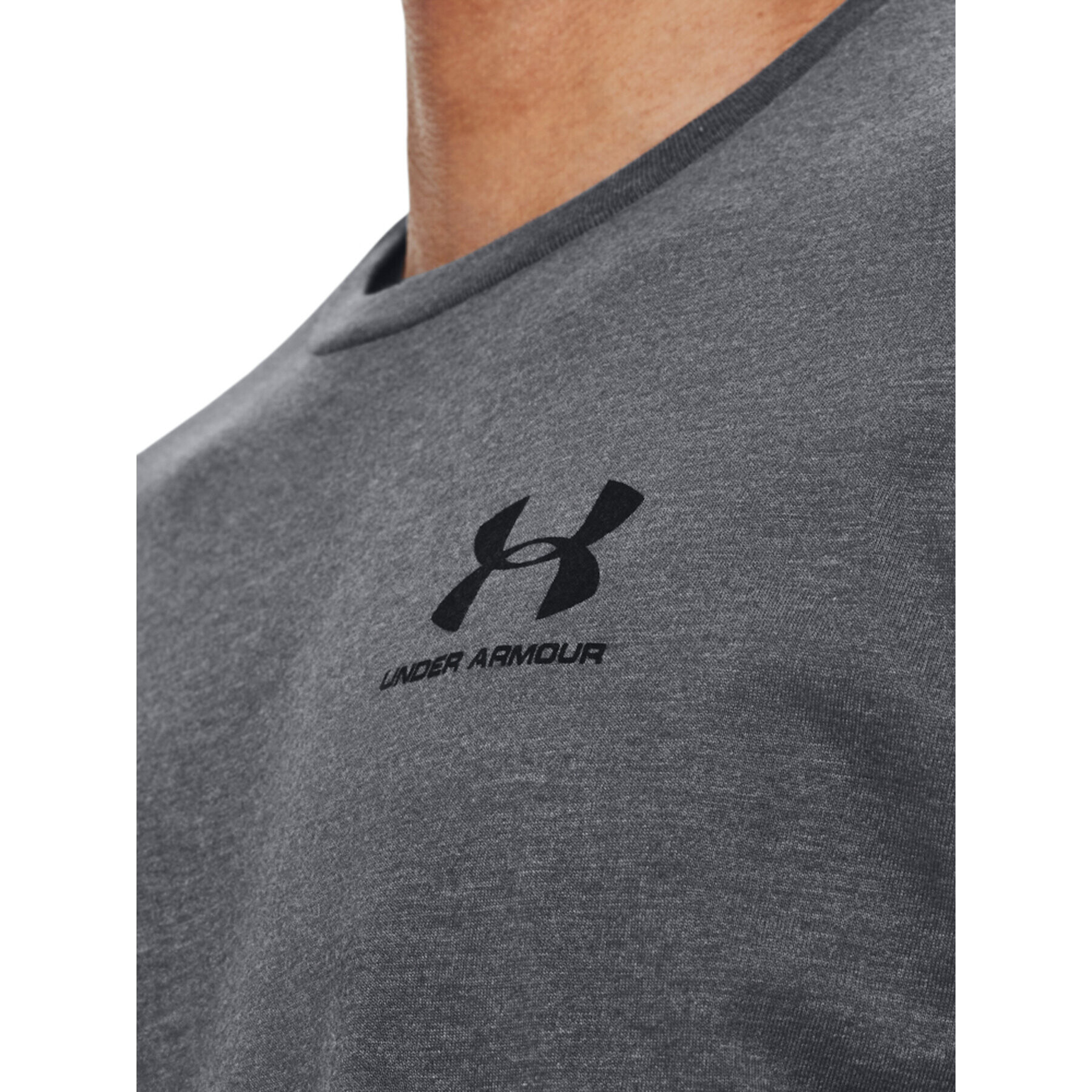 Under Armour Mikina UA SPORTSTYLE LEFT CHEST LS 1329585 Šedá Regular Fit - Pepit.cz