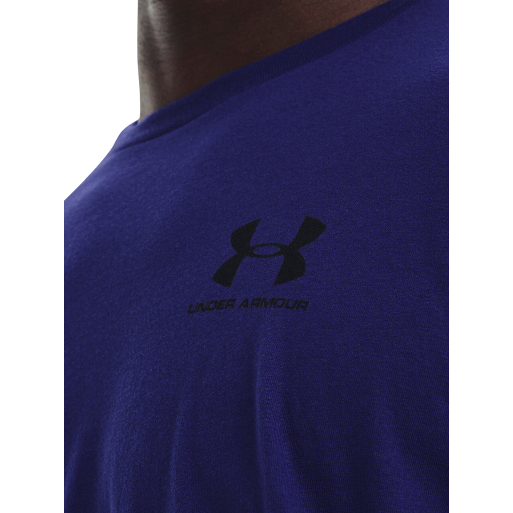 Under Armour Mikina UA SPORTSTYLE LEFT CHEST LS 1329585 Tmavomodrá Regular Fit - Pepit.cz