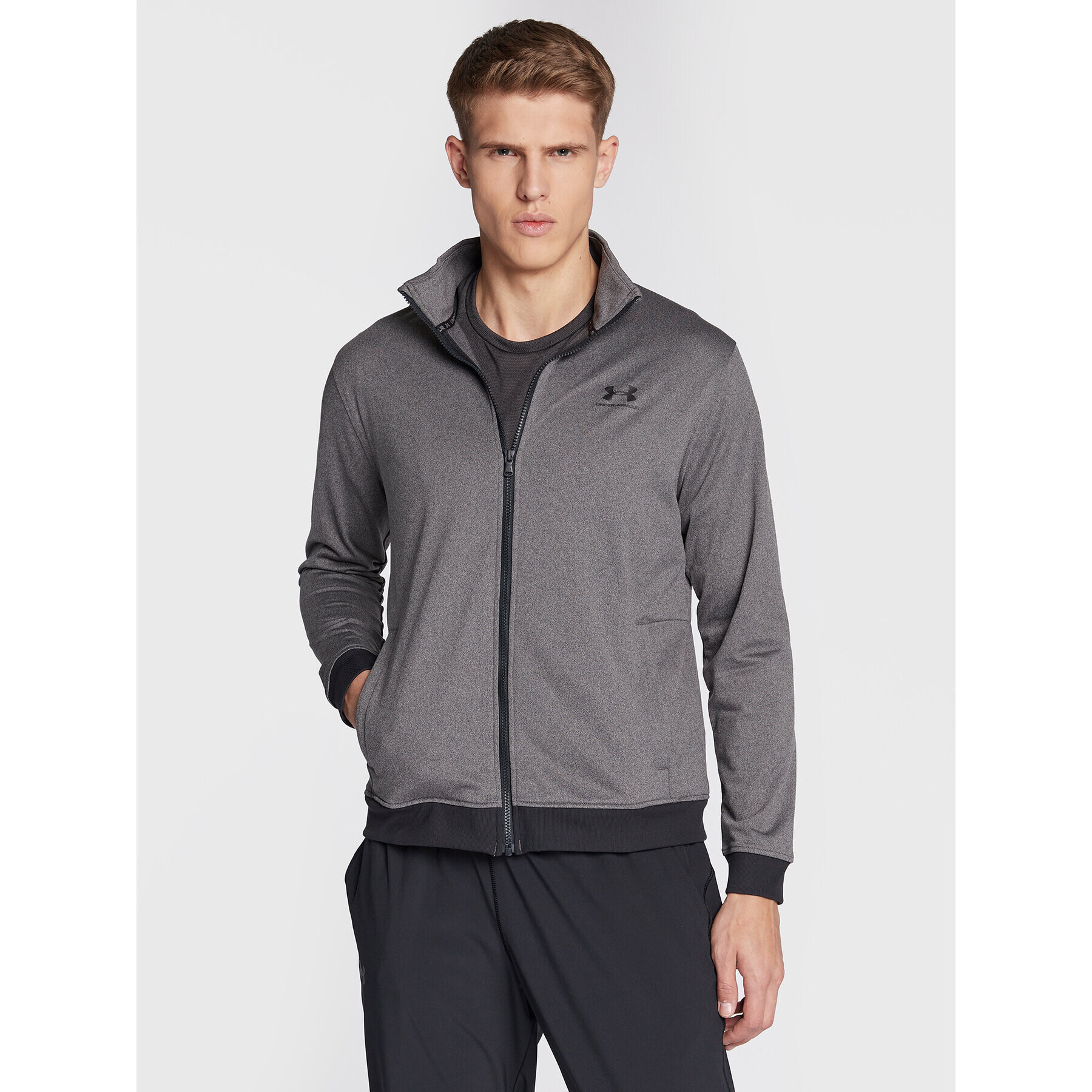 Under Armour Mikina Ua Sportstyle Tricot 1329293 Šedá Loose Fit - Pepit.cz