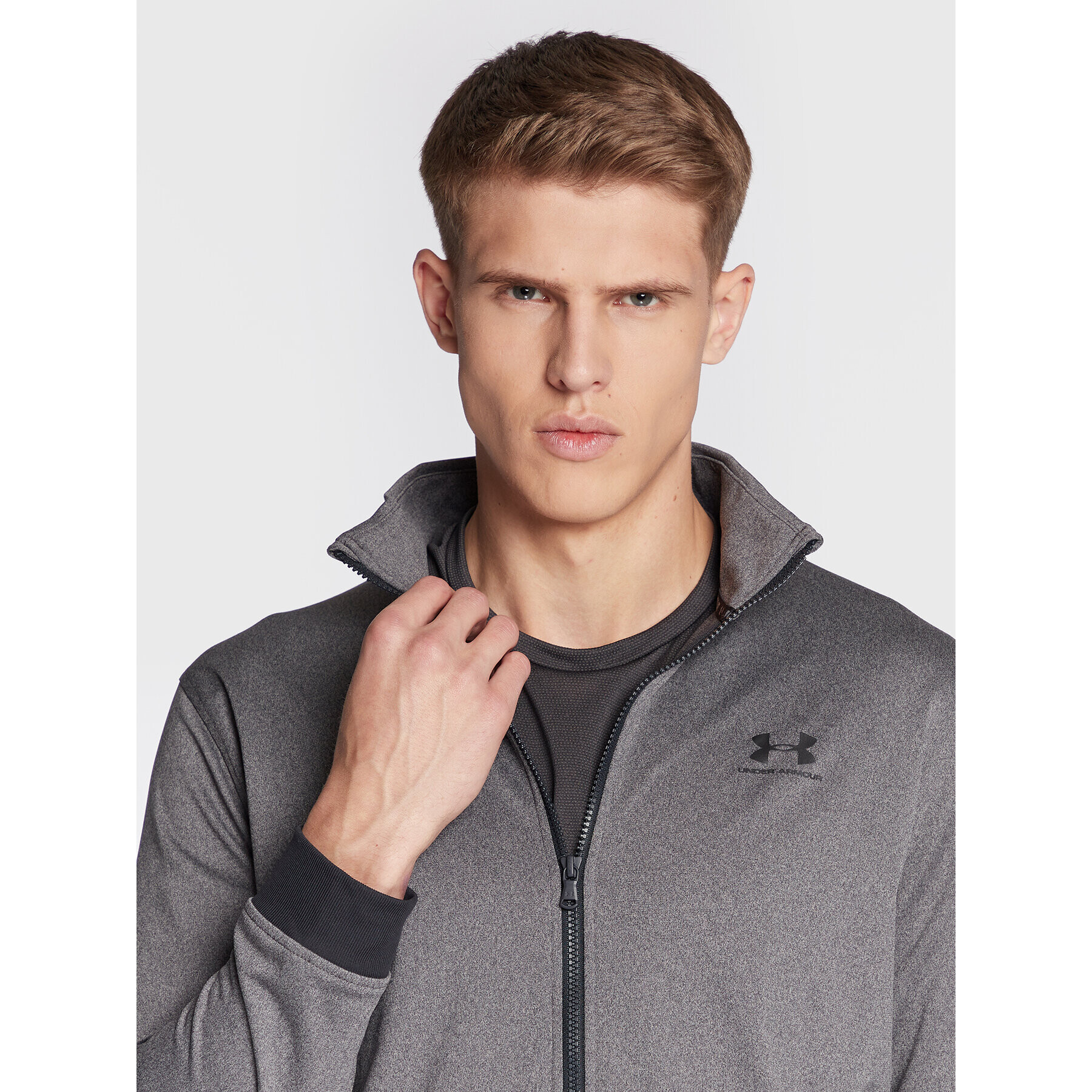 Under Armour Mikina Ua Sportstyle Tricot 1329293 Šedá Loose Fit - Pepit.cz