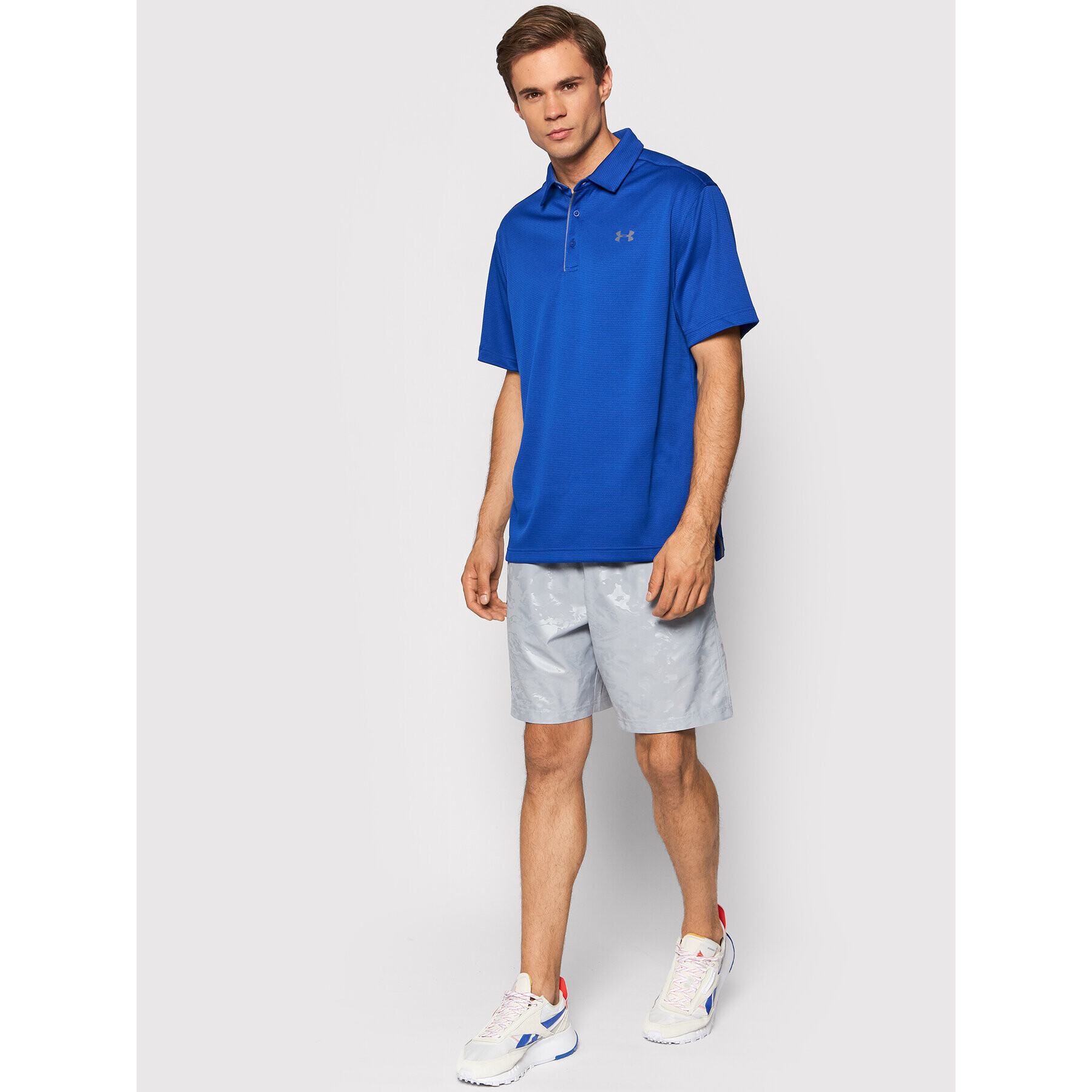 Under Armour Polokošile Ua Tech 1290140 Modrá Loose Fit - Pepit.cz