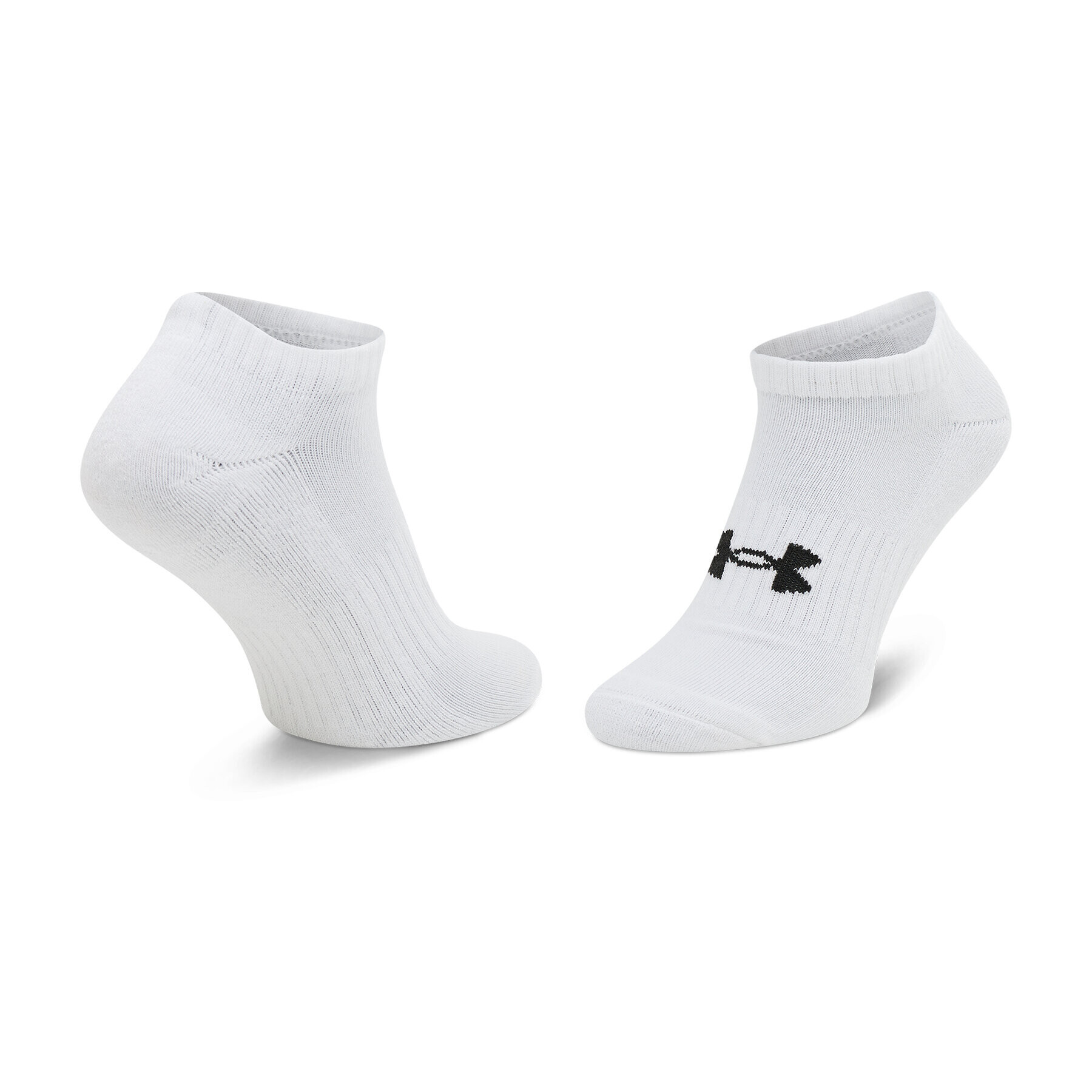 Under Armour Sada 3 párů nízkých ponožek unisex Core No Show 3Pk 1363241-100 Bílá - Pepit.cz