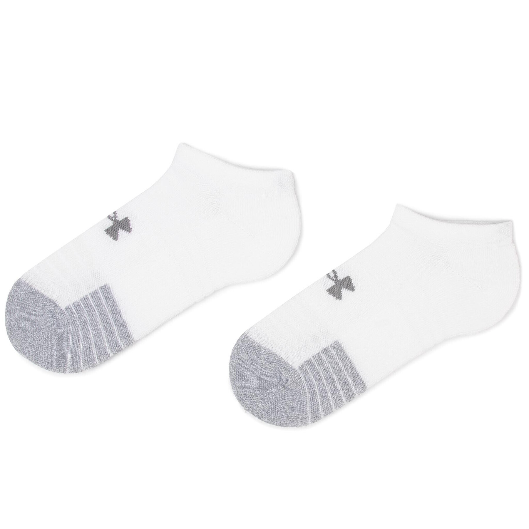 Under Armour Sada 3 párů nízkých ponožek unisex Heatgear No Show Sock 1346755-100 Bílá - Pepit.cz