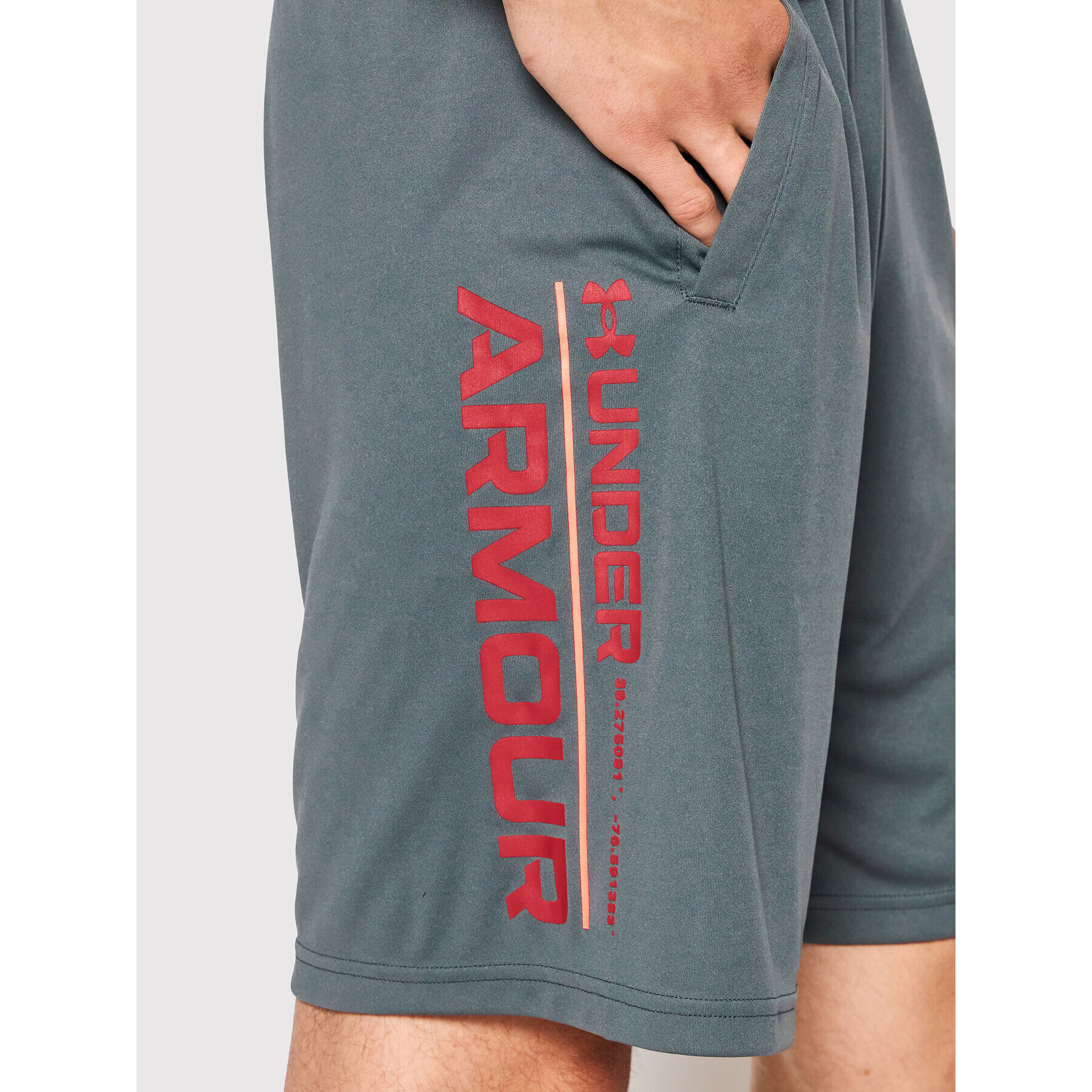 Under Armour Sportovní kraťasy Tech™ Wordmark 1370400 Šedá Loose Fit - Pepit.cz