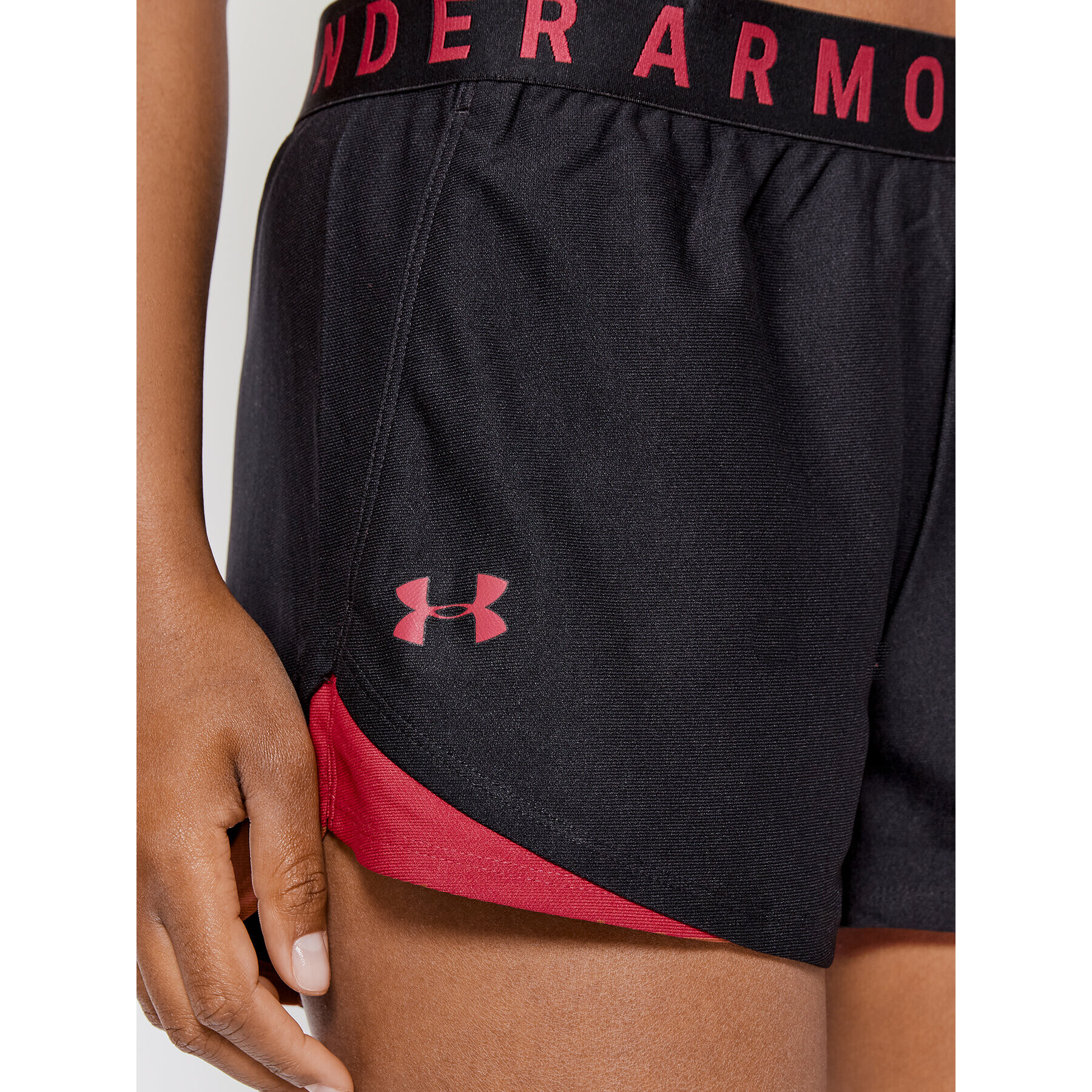 Under Armour Sportovní kraťasy Ua Play Up 3.0 1344552 Černá Loose Fit - Pepit.cz