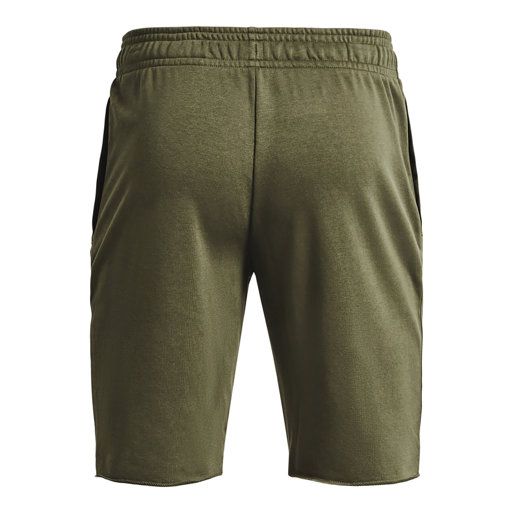 Under Armour Sportovní kraťasy UA RIVAL TERRY SHORT 1361631 Khaki Regular Fit - Pepit.cz