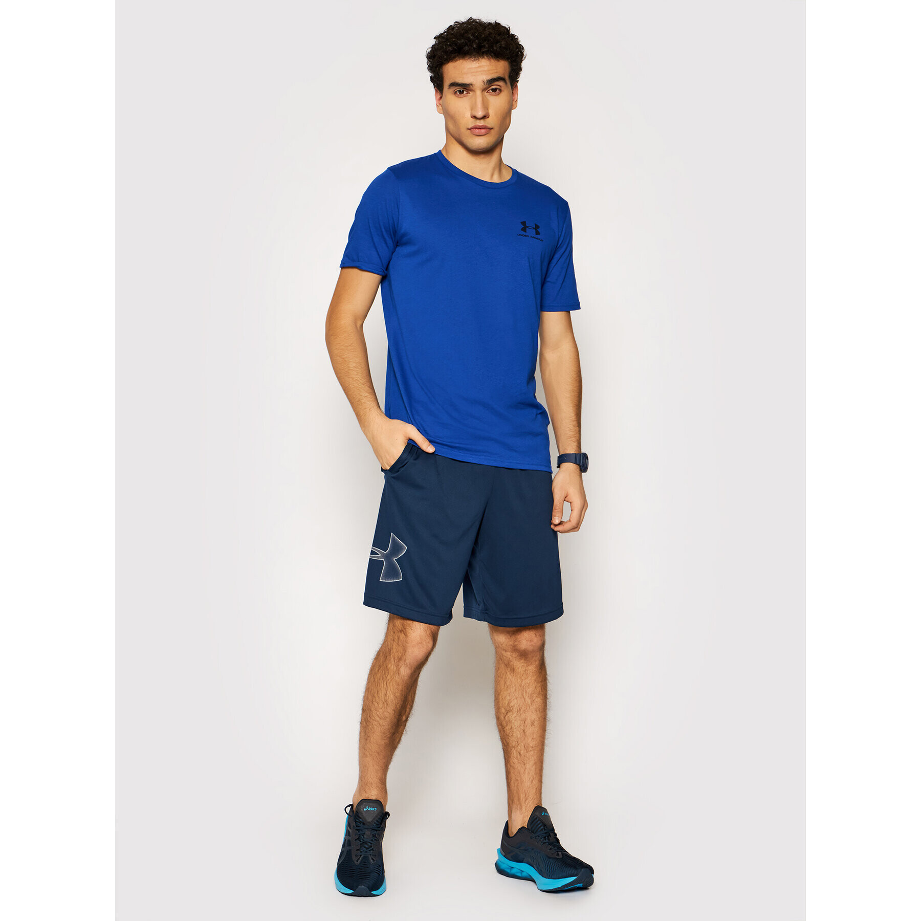 Under Armour Sportovní kraťasy Ua Tech ™ 1306443 Tmavomodrá Loose Fit - Pepit.cz