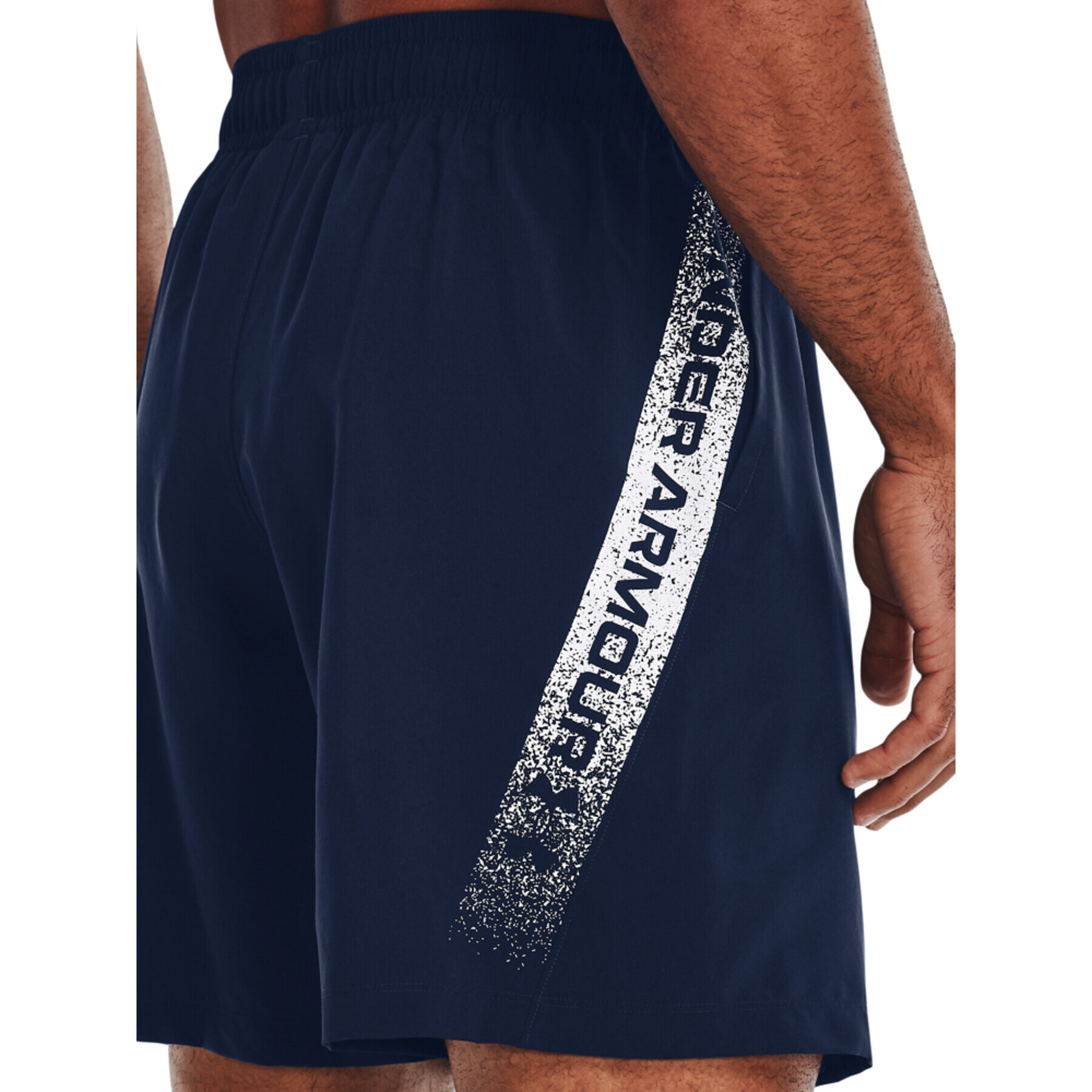 Under Armour Sportovní kraťasy UA Woven Graphic Shorts 1370388 Tmavomodrá Regular Fit - Pepit.cz