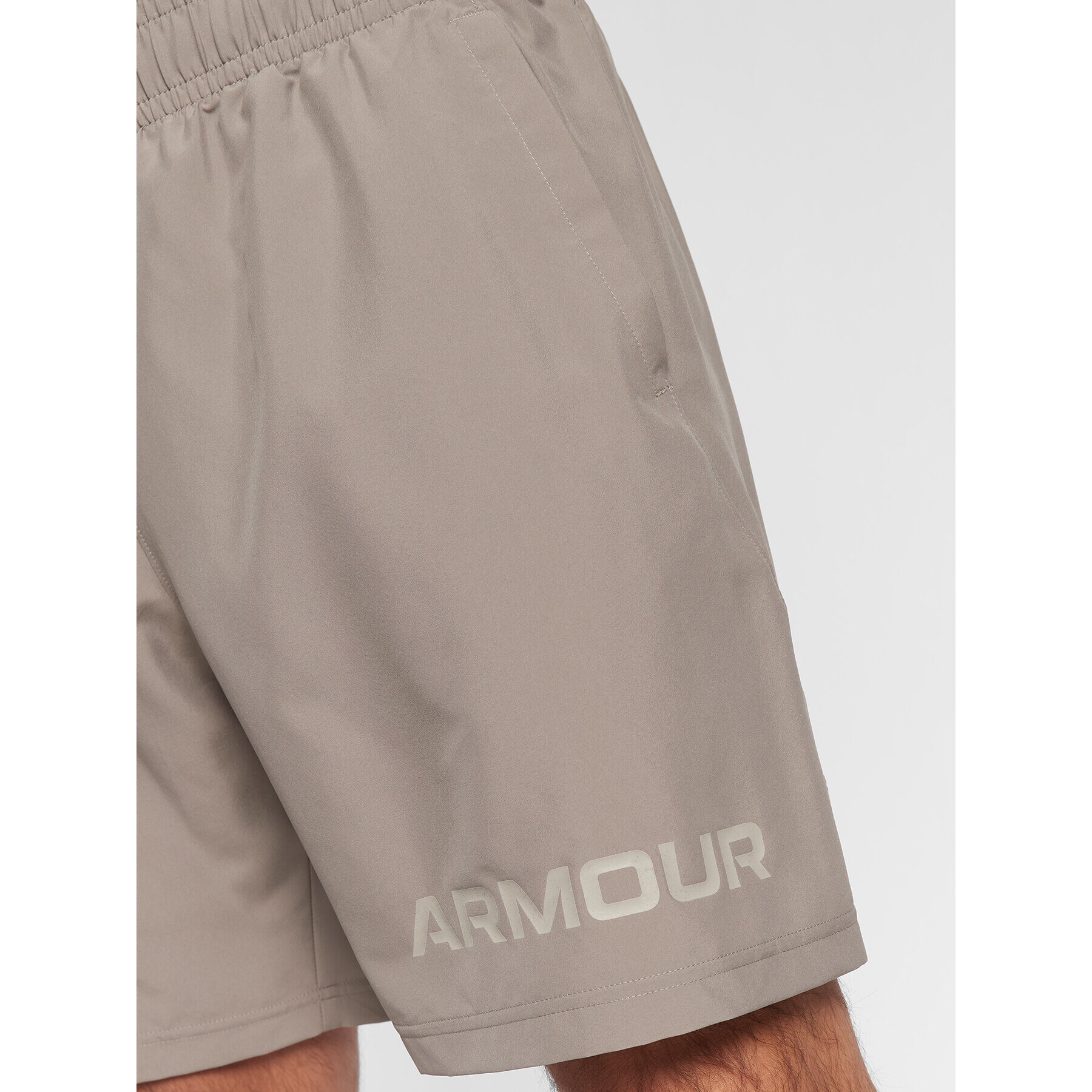 Under Armour Sportovní kraťasy Ua Woven Graphic Wordmark 1361433 Šedá Regular Fit - Pepit.cz