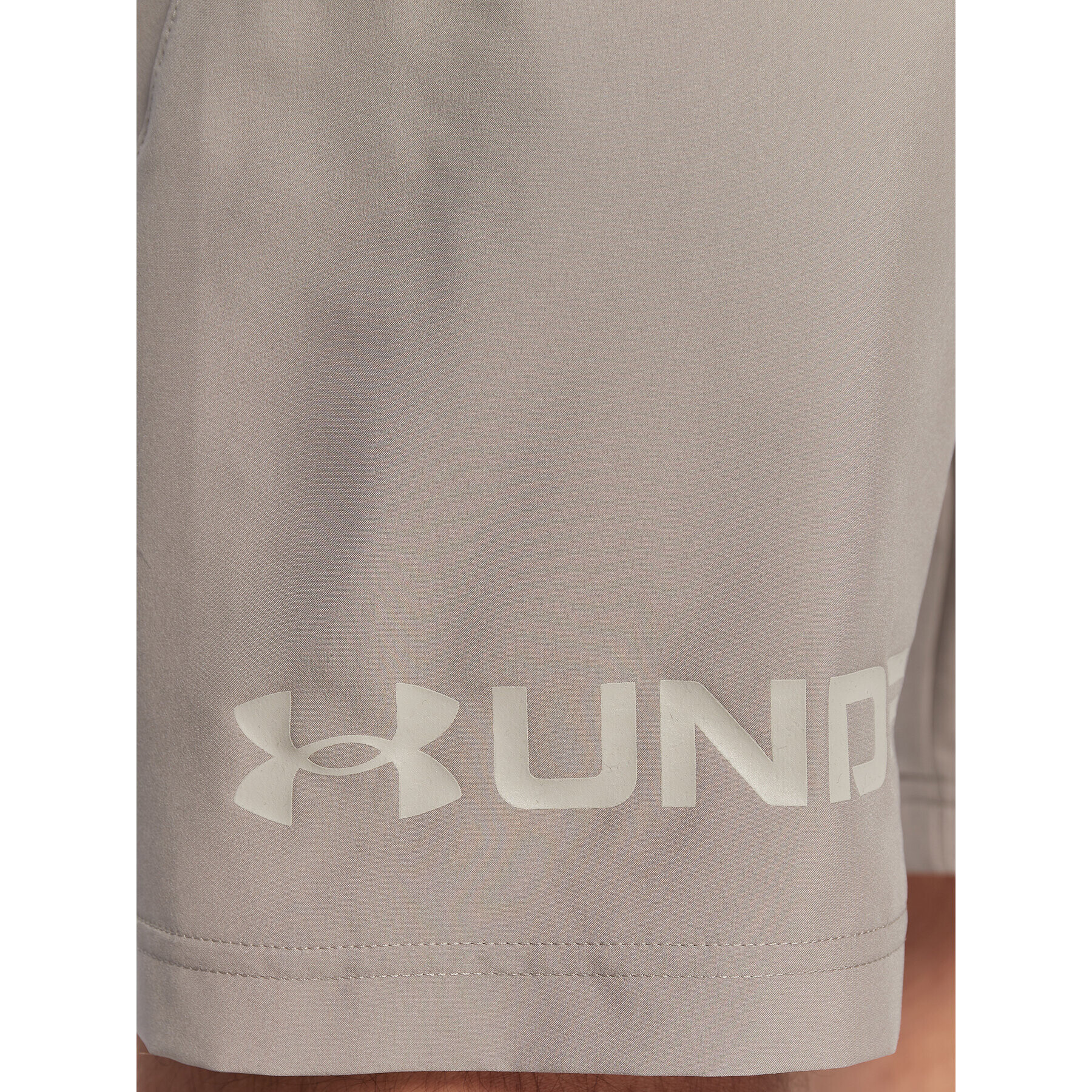 Under Armour Sportovní kraťasy Ua Woven Graphic Wordmark 1361433 Šedá Regular Fit - Pepit.cz