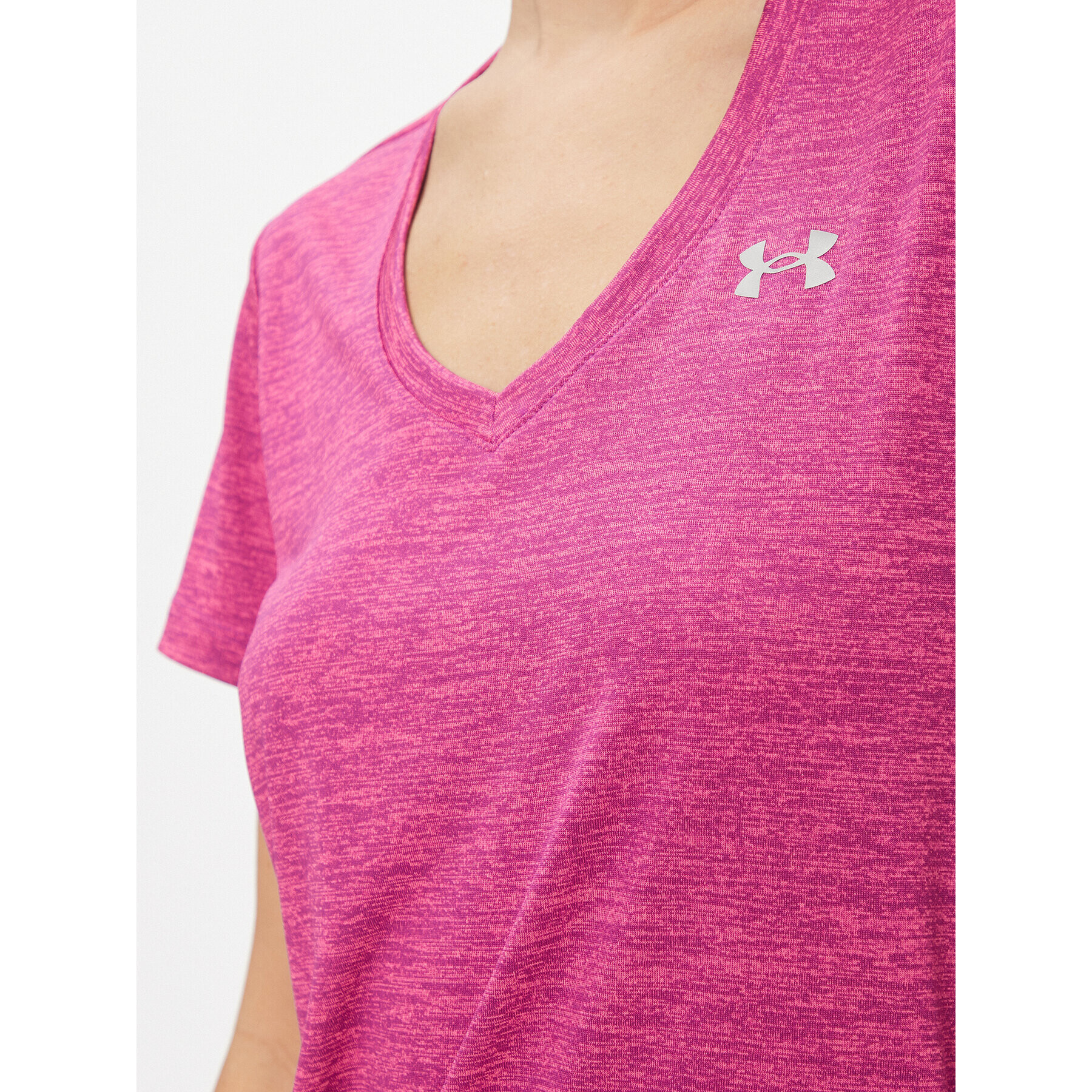 Under Armour T-Shirt Tech Ssv - Twist 1258568 Růžová Loose Fit - Pepit.cz