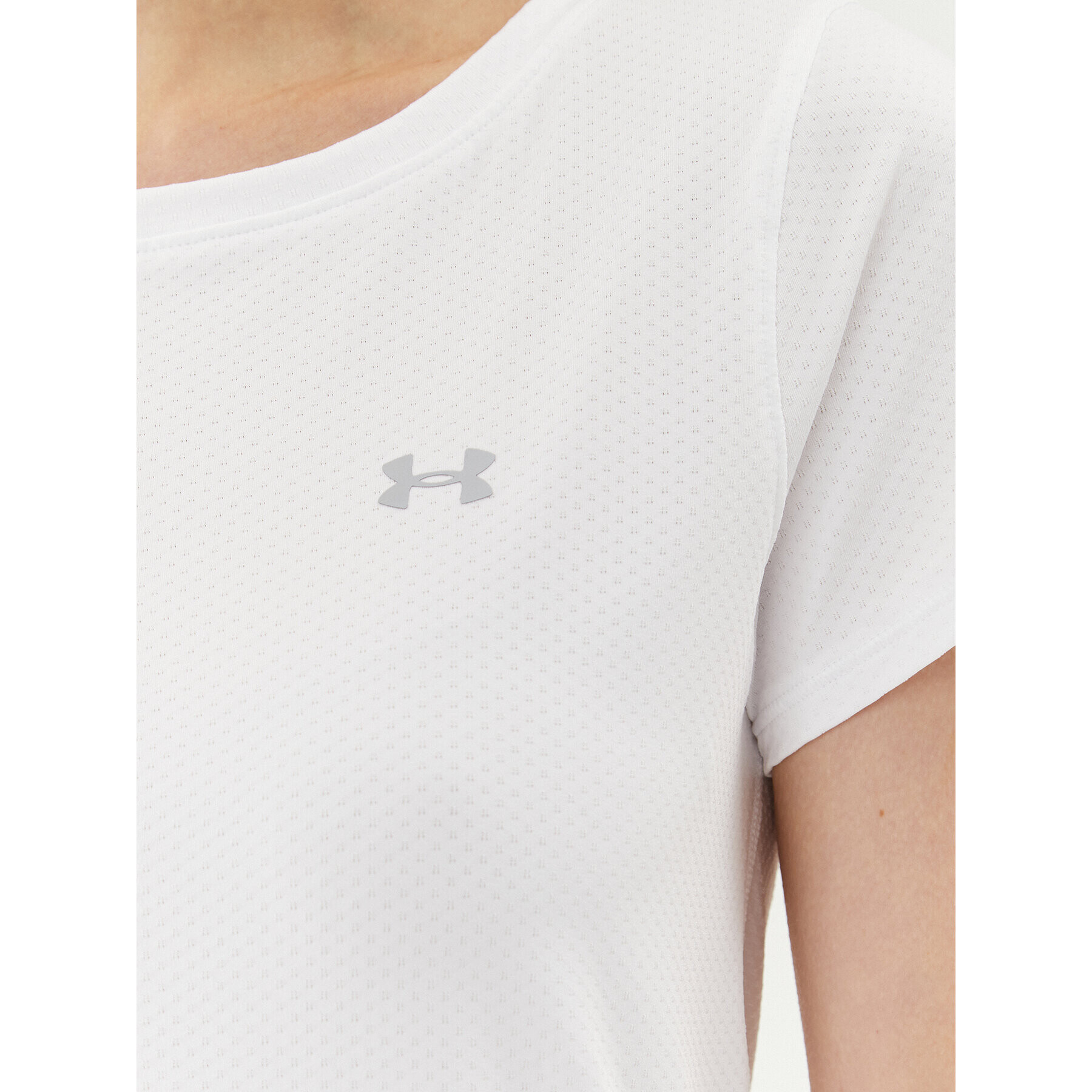 Under Armour T-Shirt Ua Hg Armour Ss 1328964 Bílá Fitted Fit - Pepit.cz