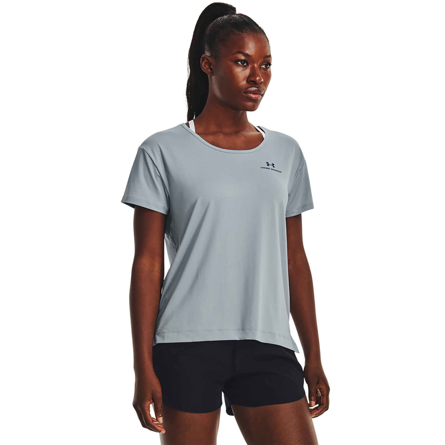 Under Armour T-Shirt UA Rush Energy SS 1365683 Modrá Regular Fit - Pepit.cz