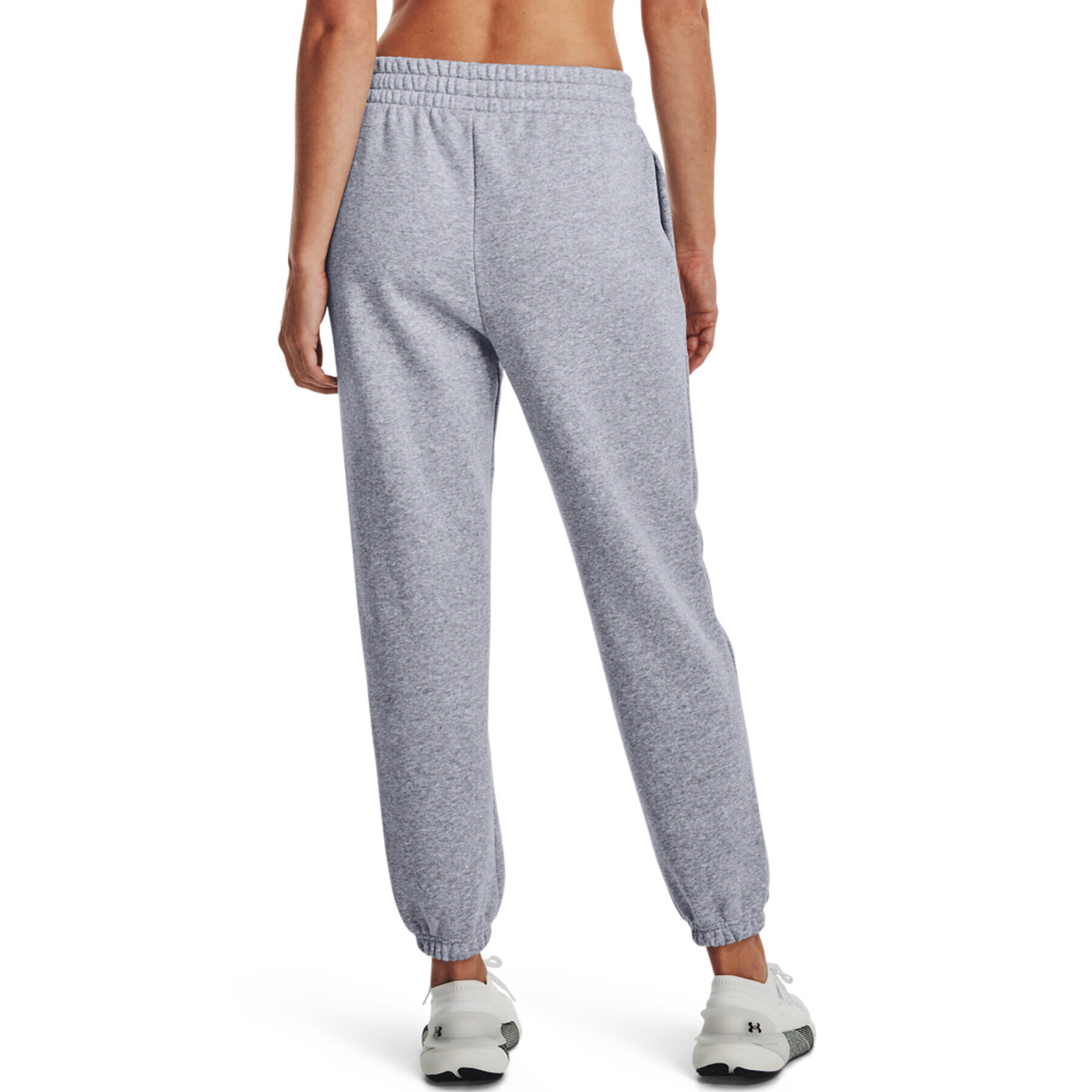 Under Armour Teplákové kalhoty Essential Fleece Joggers 1373034 Šedá Regular Fit - Pepit.cz