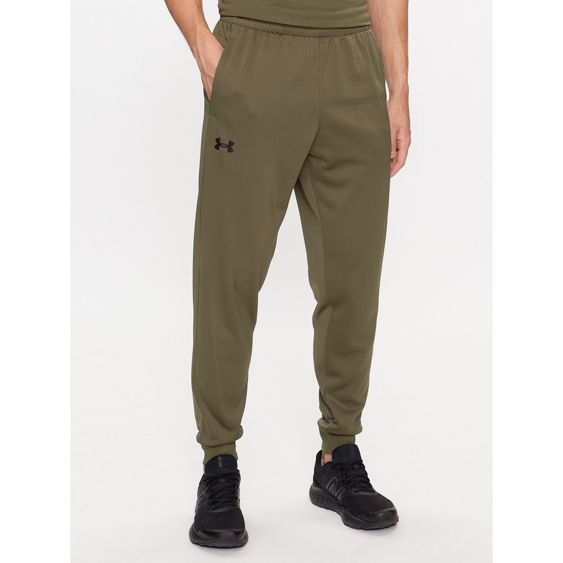 Under Armour Teplákové kalhoty Ua Armour Fleece Joggers 1373362 Khaki Loose Fit - Pepit.cz