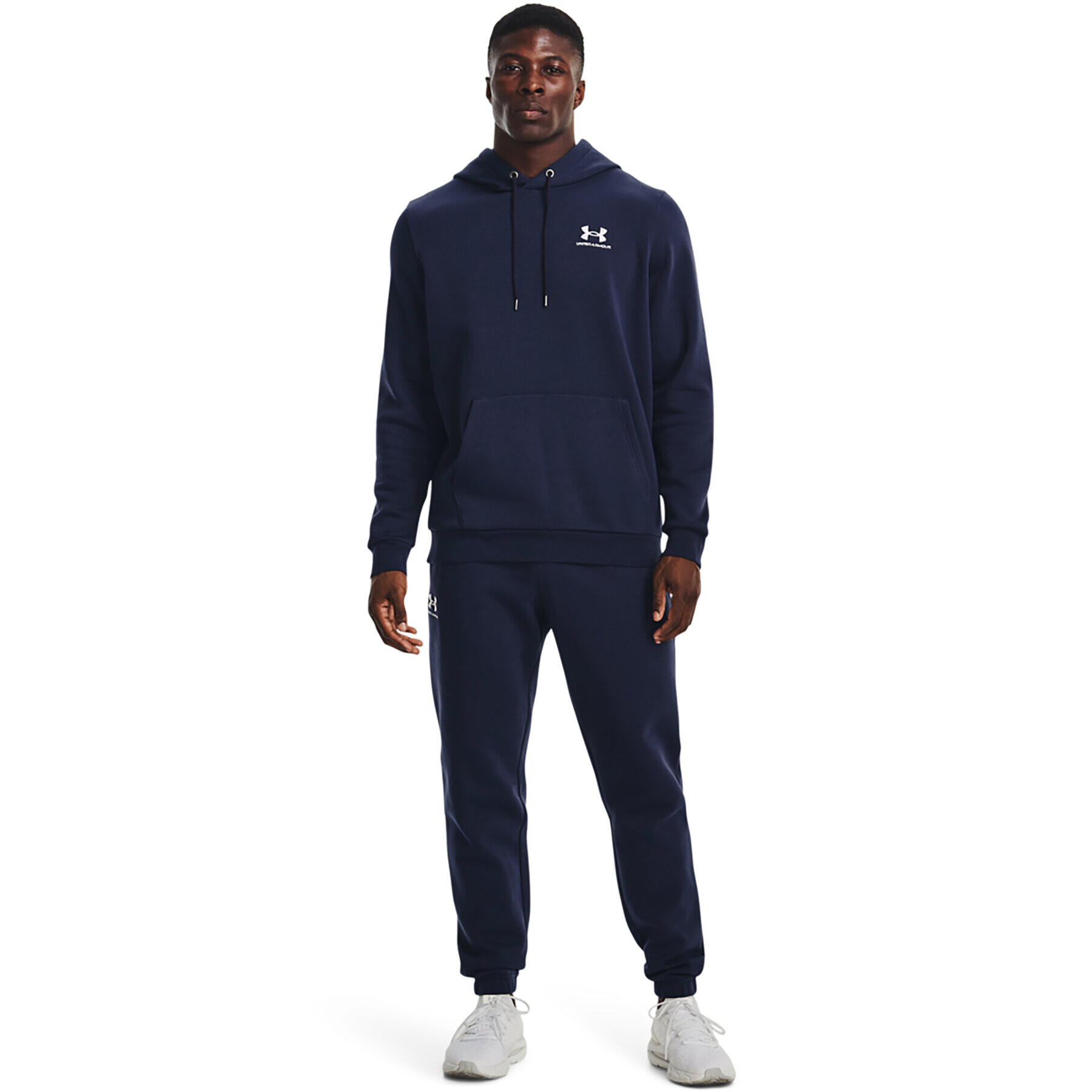 Under Armour Teplákové kalhoty UA Essential Fleece Jogger 1373882 Tmavomodrá Regular Fit - Pepit.cz