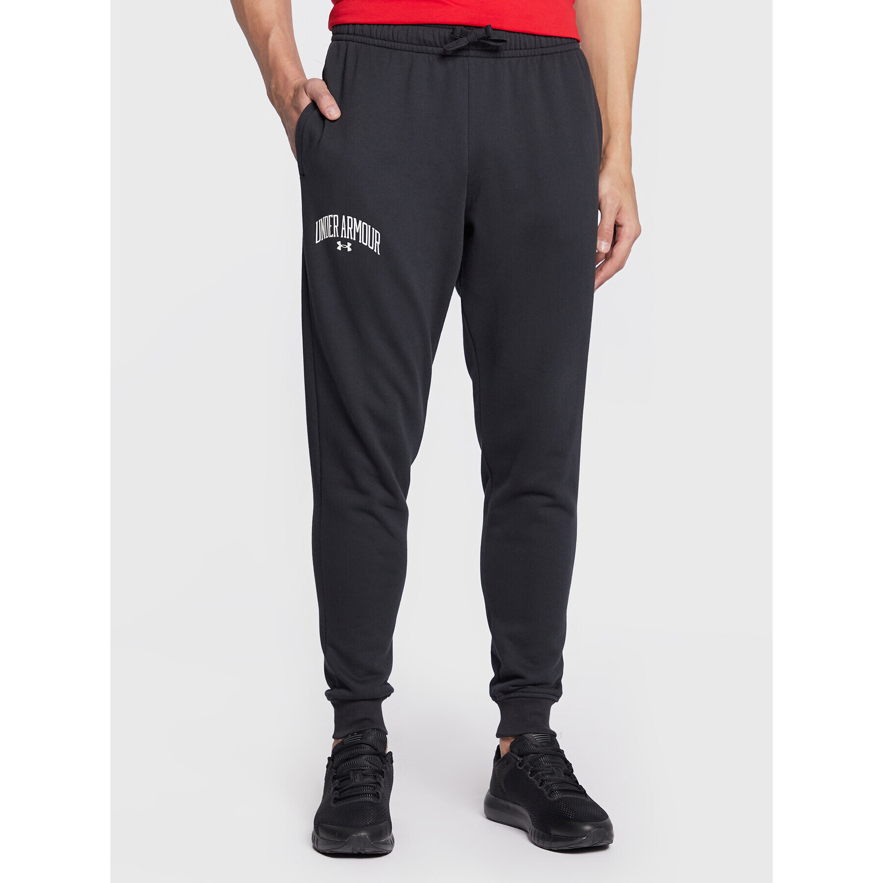 Under Armour Teplákové kalhoty Ua Rival 1373374 Černá Loose Fit - Pepit.cz