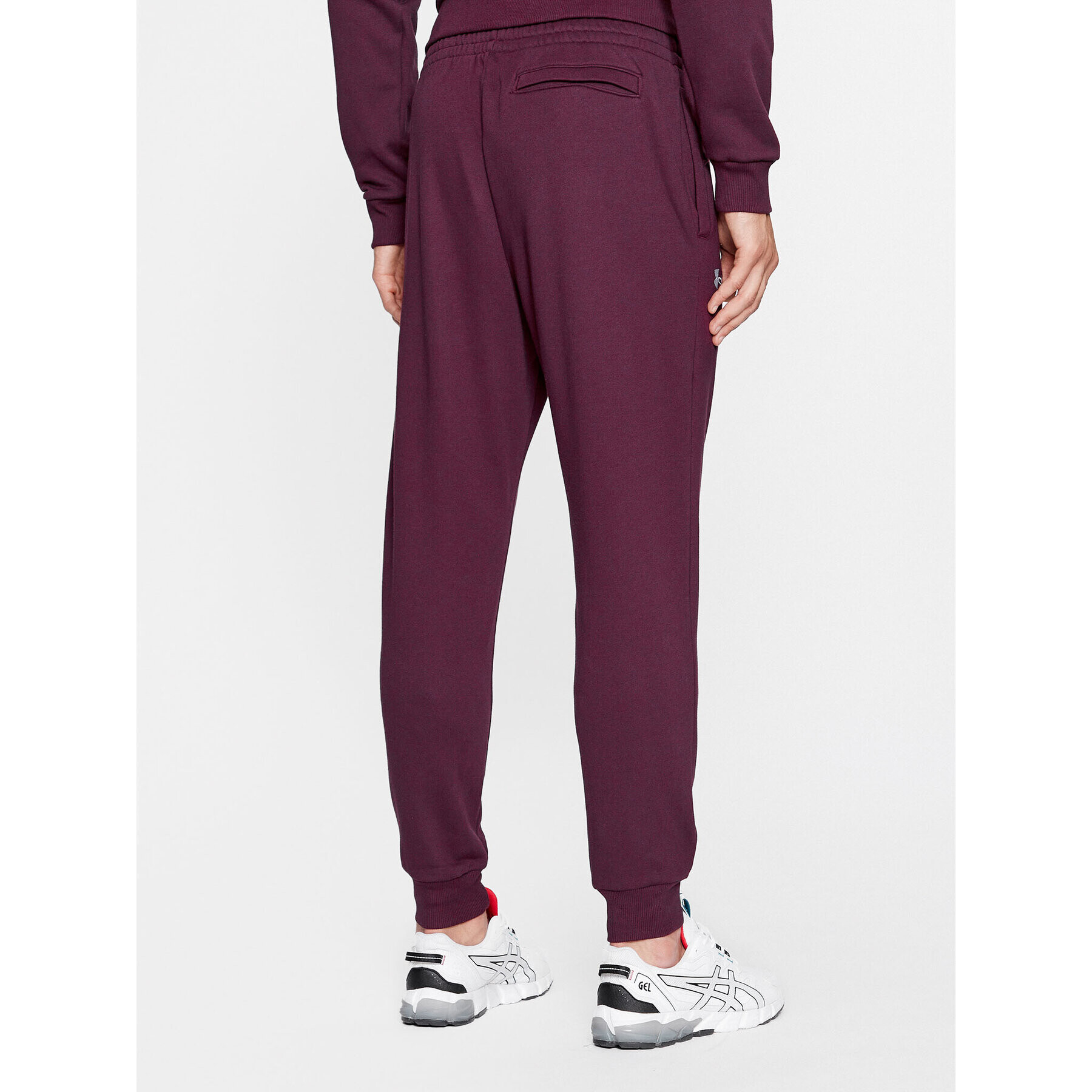 Under Armour Teplákové kalhoty Ua Rival Fleece Joggers 1379774 Bordó Loose Fit - Pepit.cz