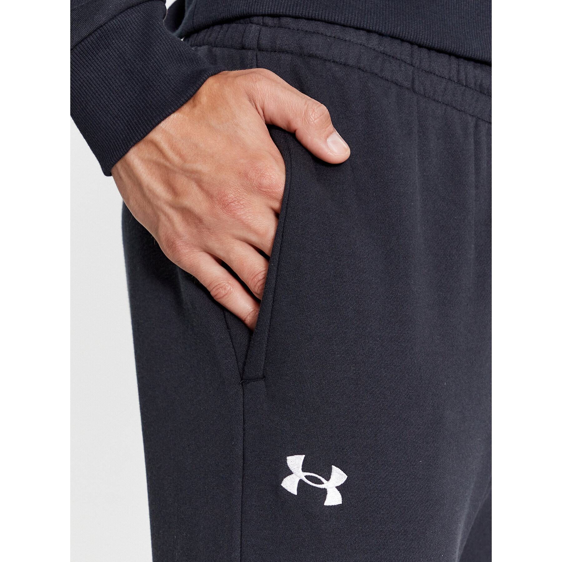 Under Armour Teplákové kalhoty Ua Rival Fleece Joggers 1379774 Černá Loose Fit - Pepit.cz