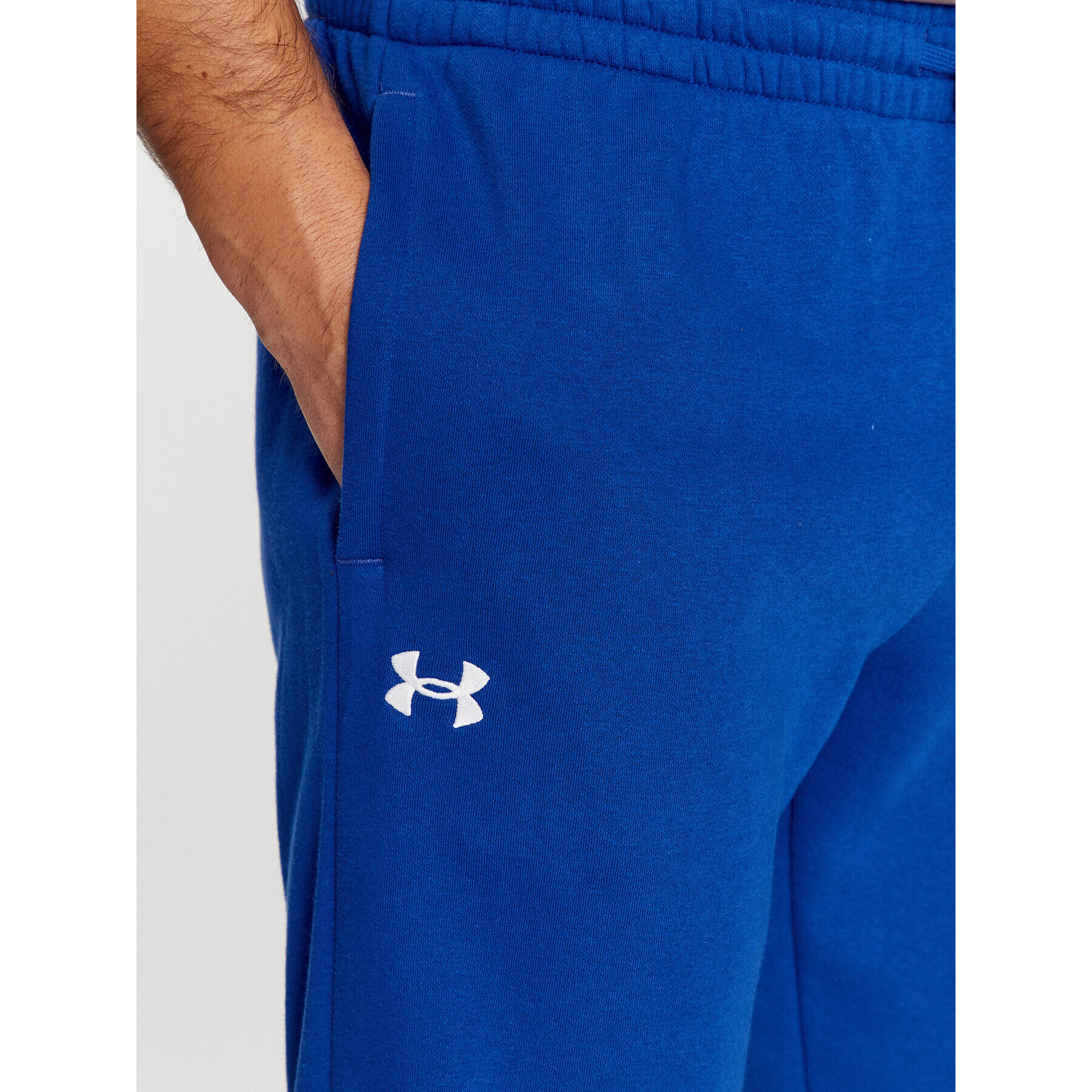 Under Armour Teplákové kalhoty Ua Rival Fleece Joggers 1379774 Modrá Loose Fit - Pepit.cz