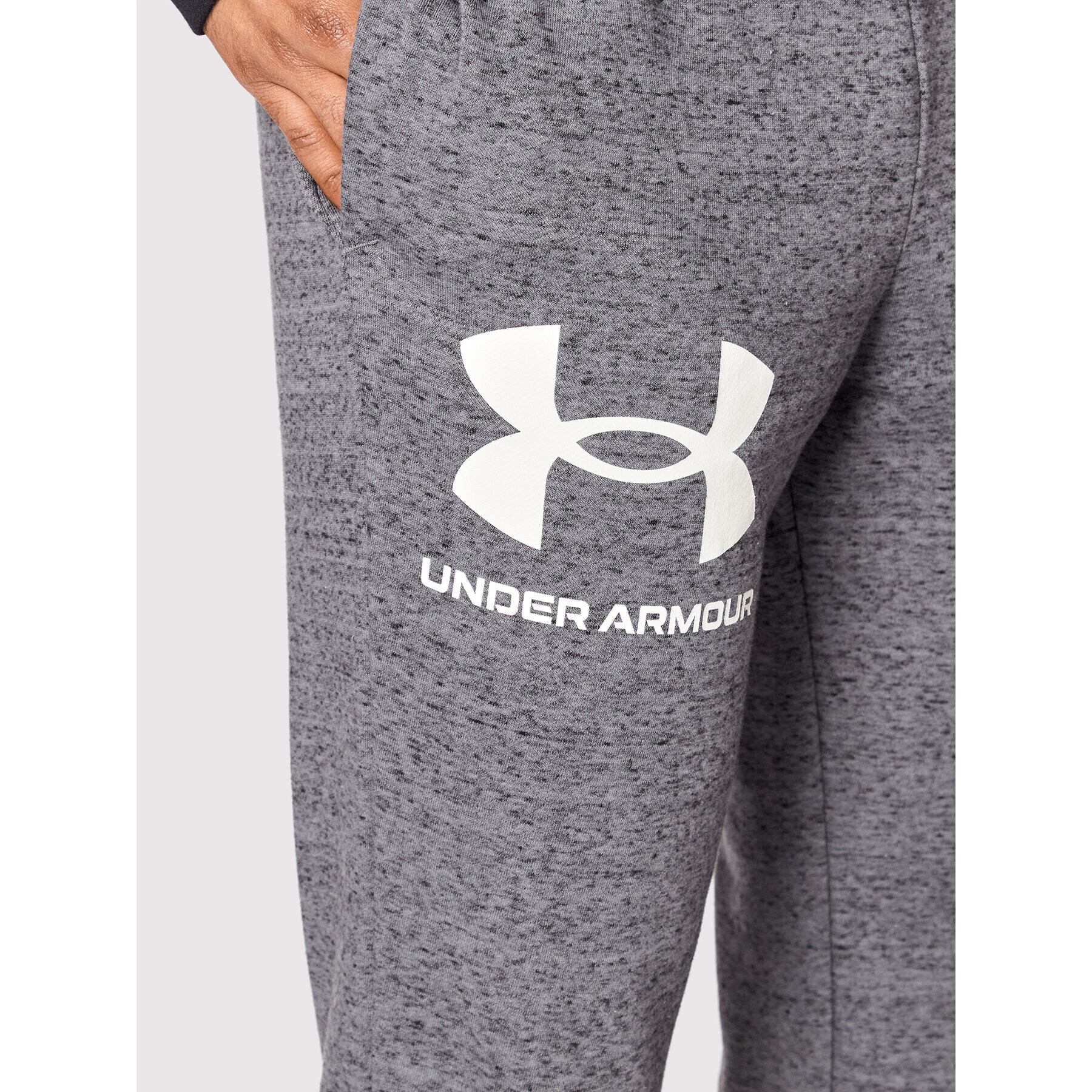 Under Armour Teplákové kalhoty Ua Rival Terry 1361644 Šedá Fitted Fit - Pepit.cz