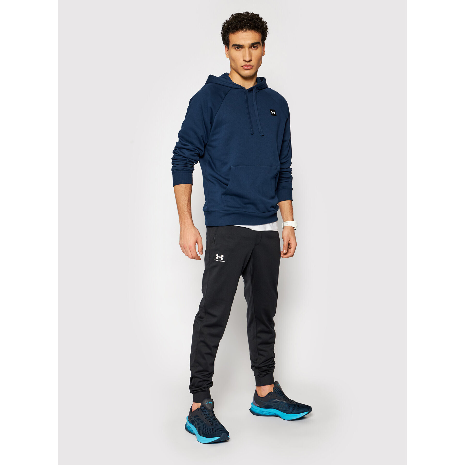 Under Armour Teplákové kalhoty Ua Sportstyle 1290261 Černá Relaxed Fit - Pepit.cz