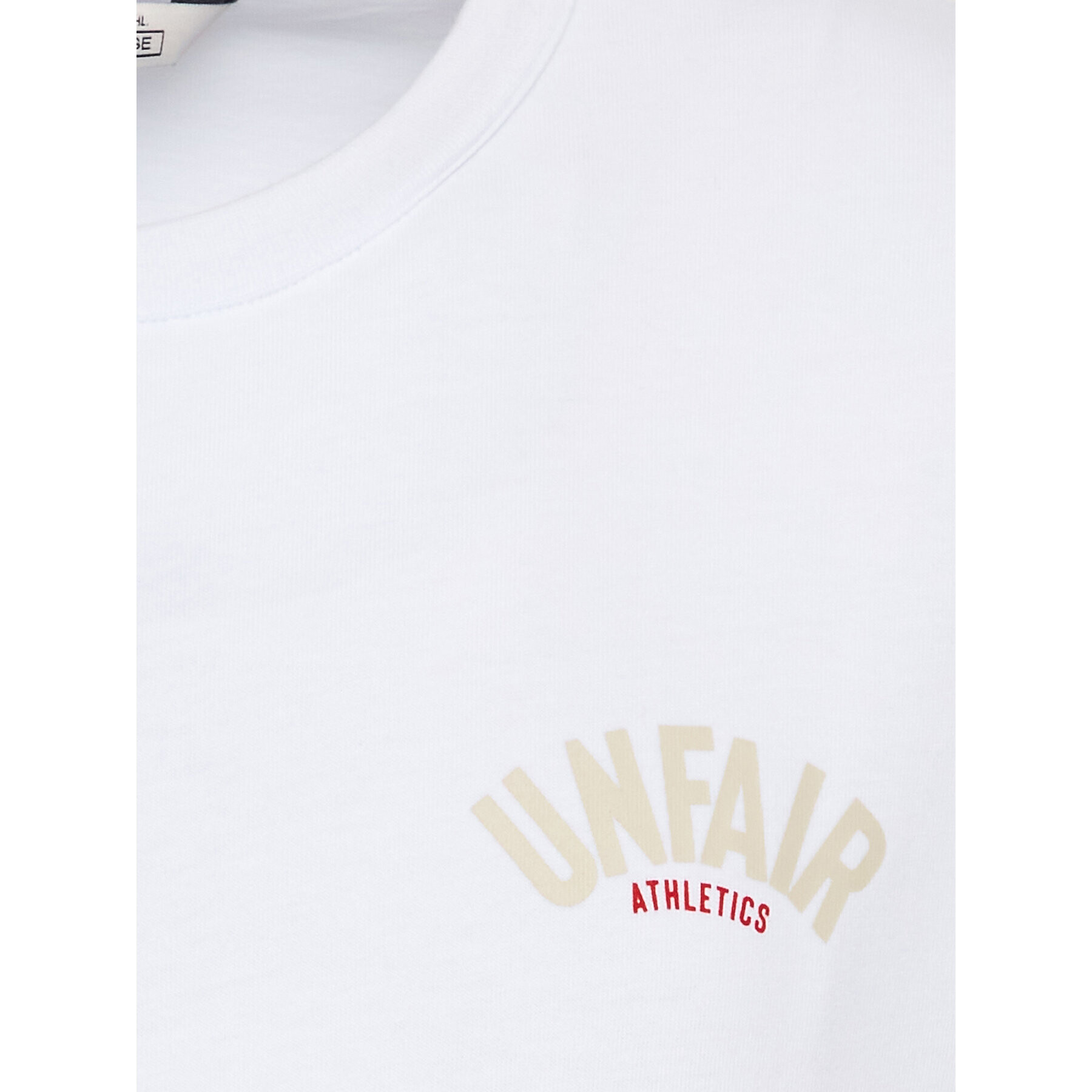 Unfair Athletics T-Shirt Elementary UNFR23-053 Bílá Regular Fit - Pepit.cz