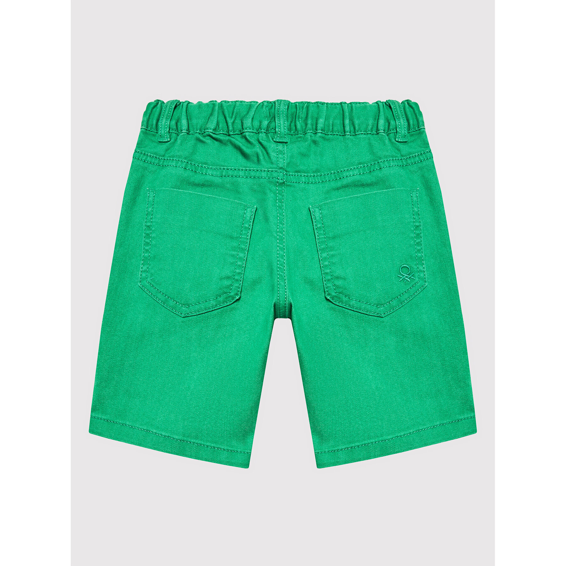 United Colors Of Benetton Džínové šortky 4KV959G50 Zelená Slim Fit - Pepit.cz