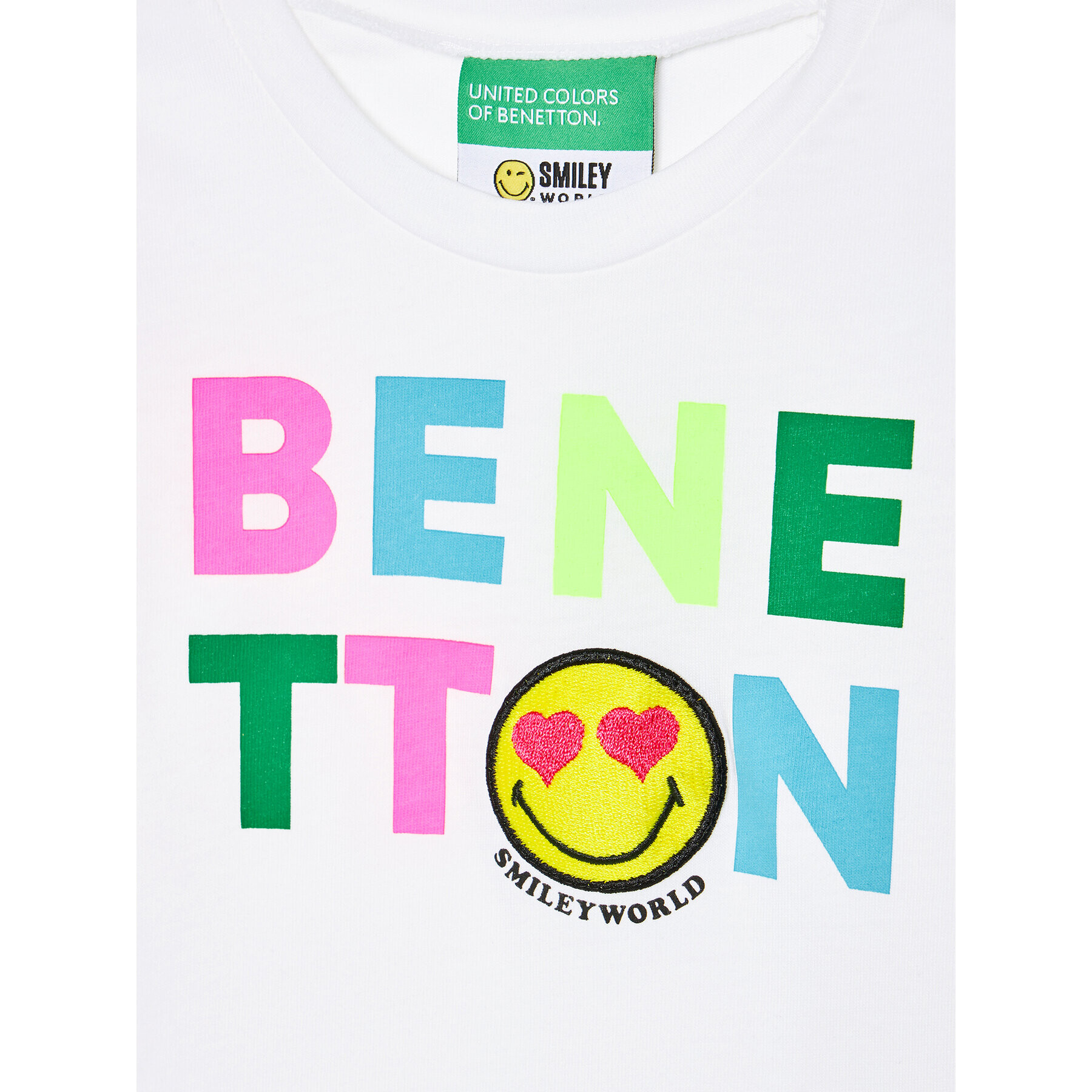 United Colors Of Benetton Halenka 3096C15E3 Bílá Regular Fit - Pepit.cz