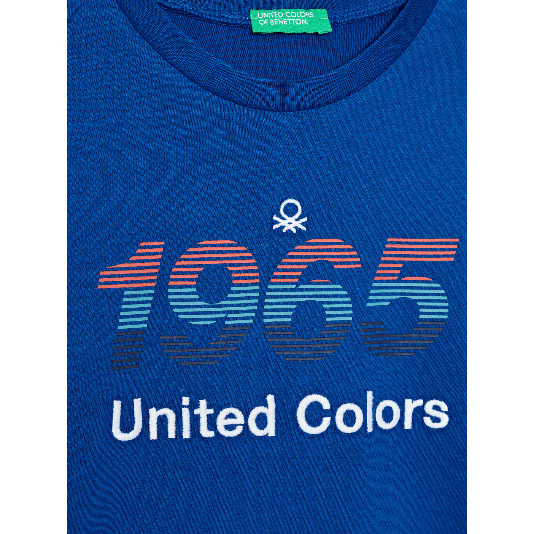 United Colors Of Benetton Halenka 3ATNC107R Modrá Regular Fit - Pepit.cz