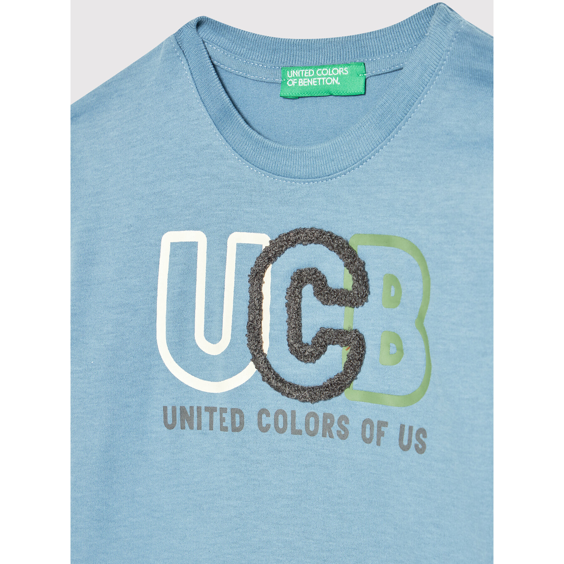 United Colors Of Benetton Halenka 3ATNC15F2 Modrá Regular Fit - Pepit.cz