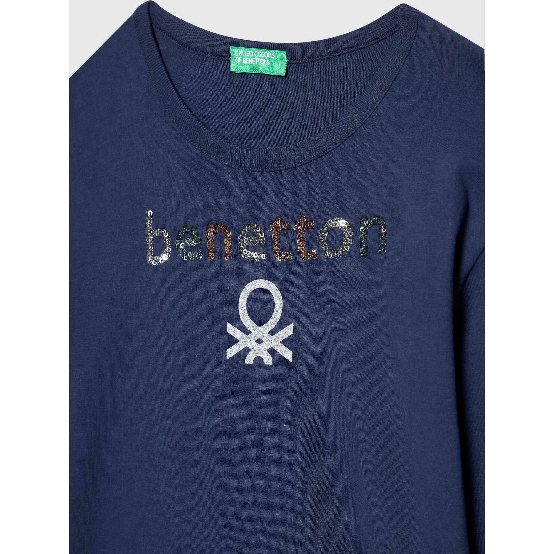 United Colors Of Benetton Halenka 3EG9C15FY Tmavomodrá Regular Fit - Pepit.cz