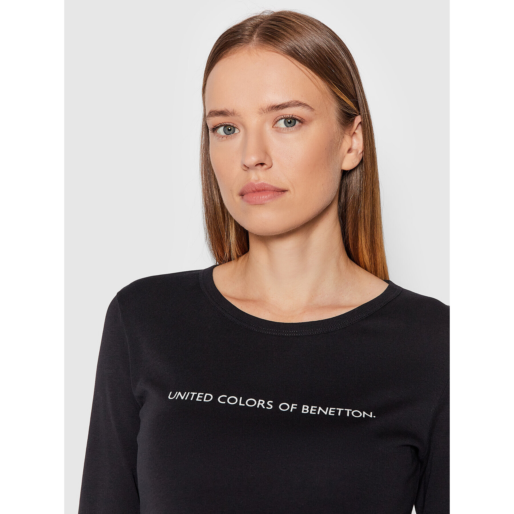 United Colors Of Benetton Halenka 3GA2E16G0 Černá Regular Fit - Pepit.cz