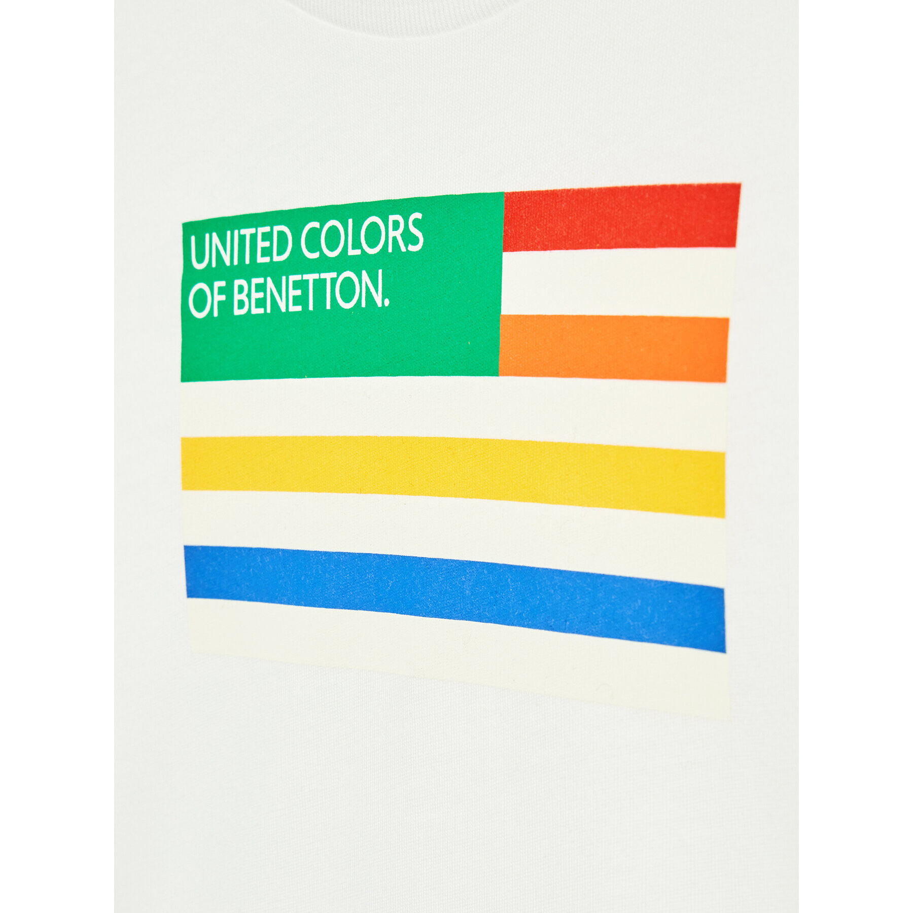 United Colors Of Benetton Halenka 3I1XG104D Bílá Regular Fit - Pepit.cz