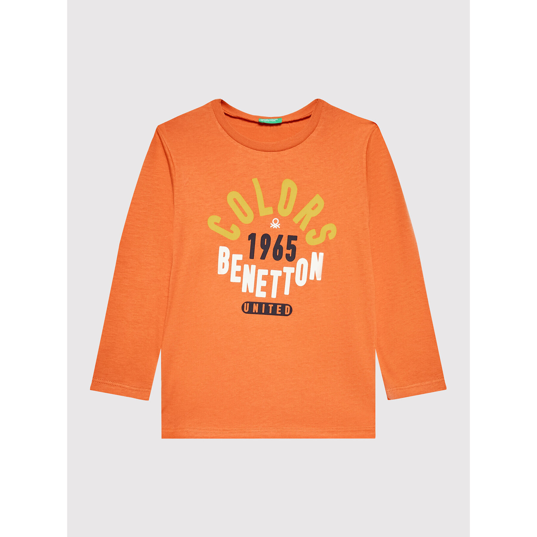 United Colors Of Benetton Halenka 3I1XG104D Oranžová Regular Fit - Pepit.cz