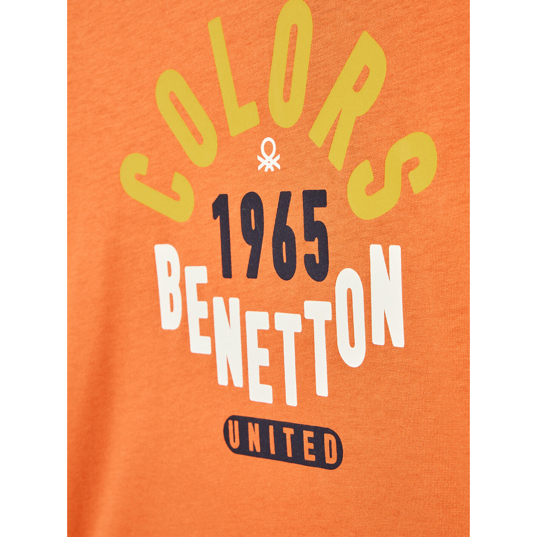 United Colors Of Benetton Halenka 3I1XG104D Oranžová Regular Fit - Pepit.cz