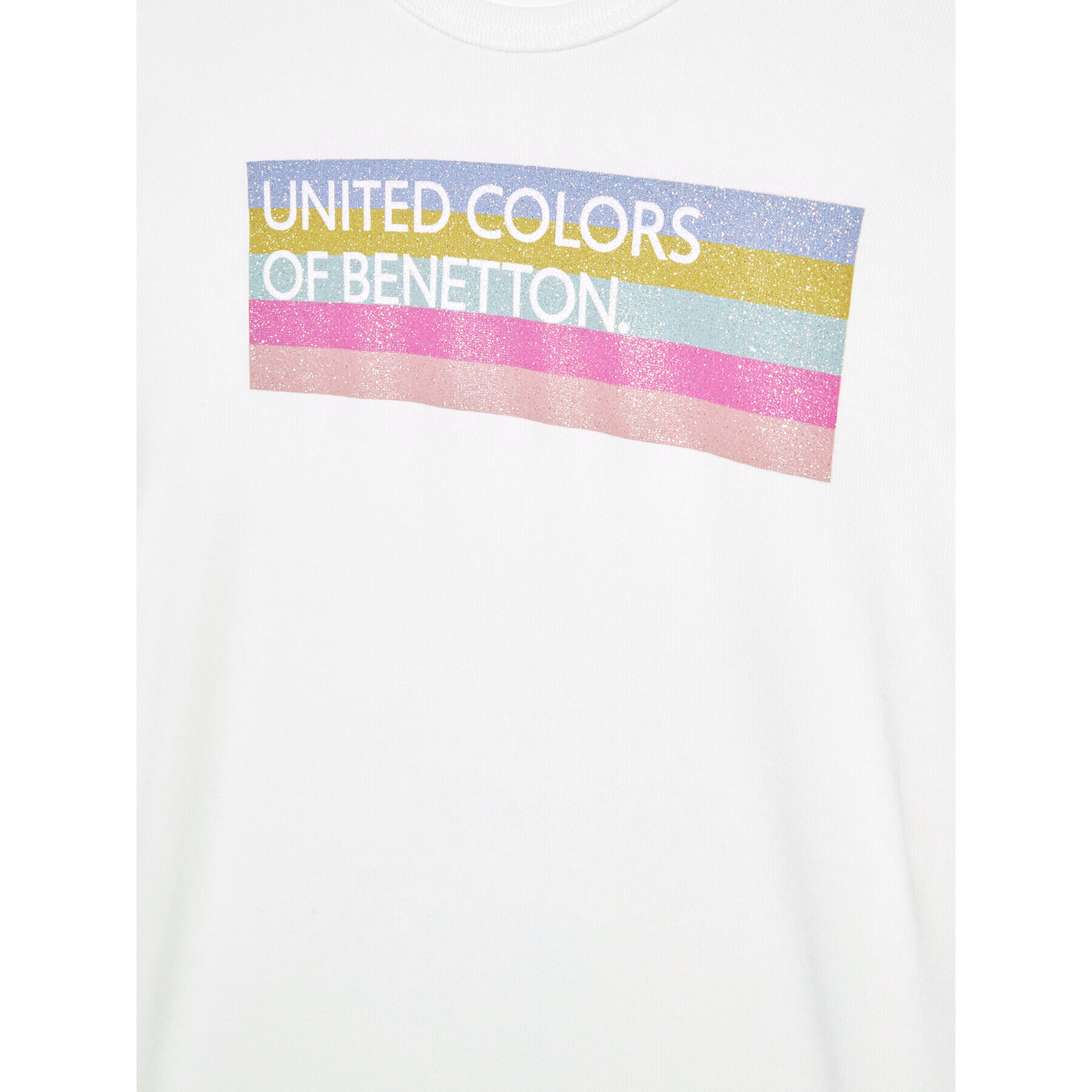 United Colors Of Benetton Halenka 3I9WC105Q Bílá Regular Fit - Pepit.cz