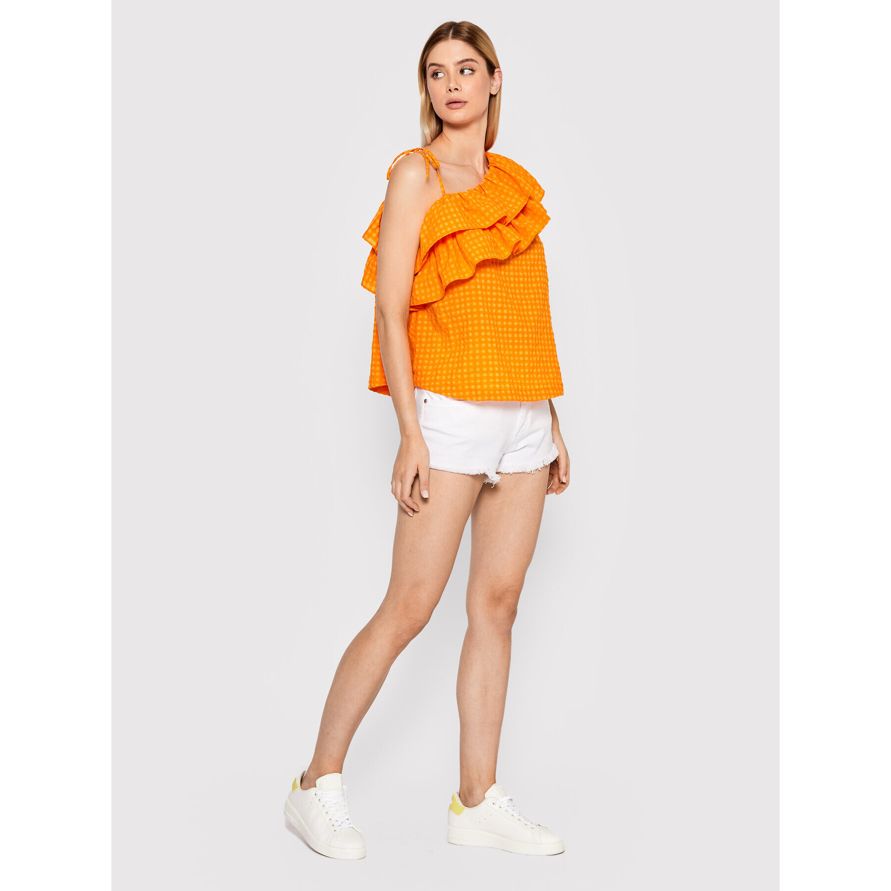 United Colors Of Benetton Halenka 5ZRPDH002 Oranžová Regular Fit - Pepit.cz