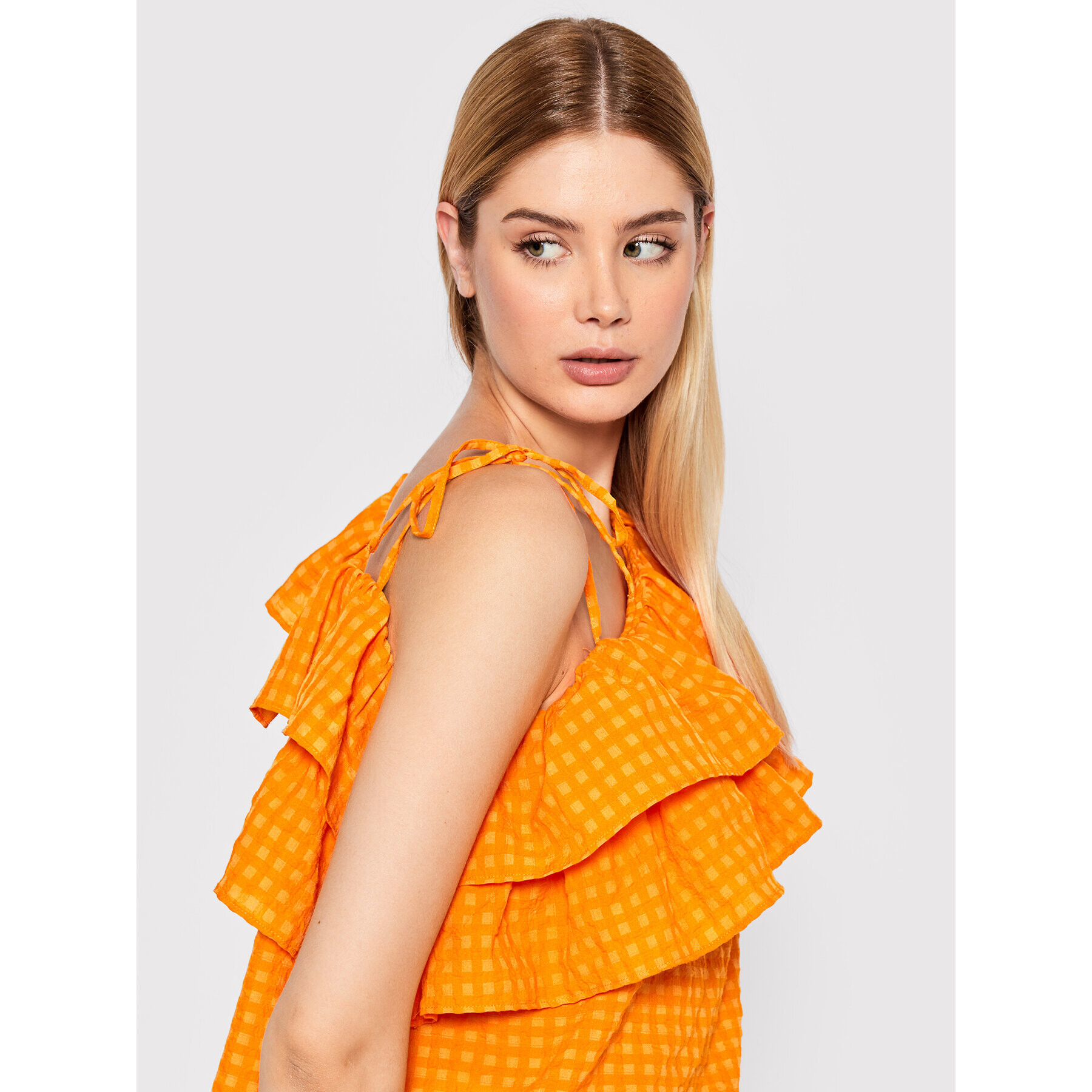 United Colors Of Benetton Halenka 5ZRPDH002 Oranžová Regular Fit - Pepit.cz