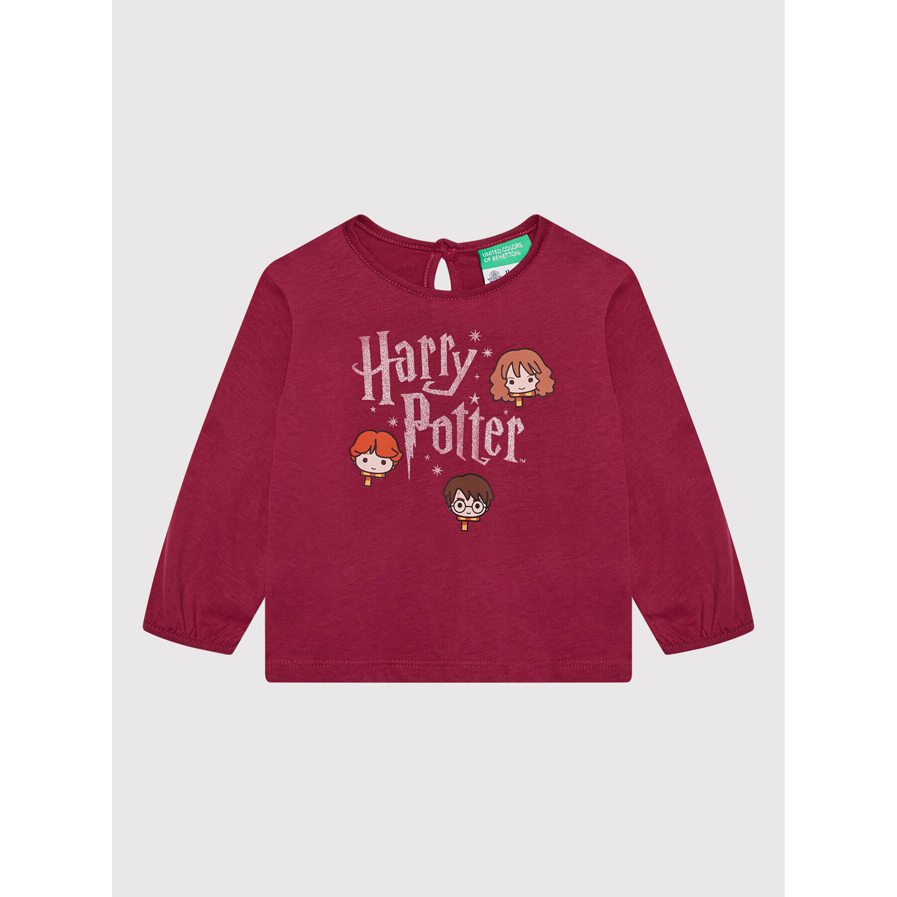 United Colors Of Benetton Halenka HARRY POTTER 3VR5C100E Bordó Regular Fit - Pepit.cz