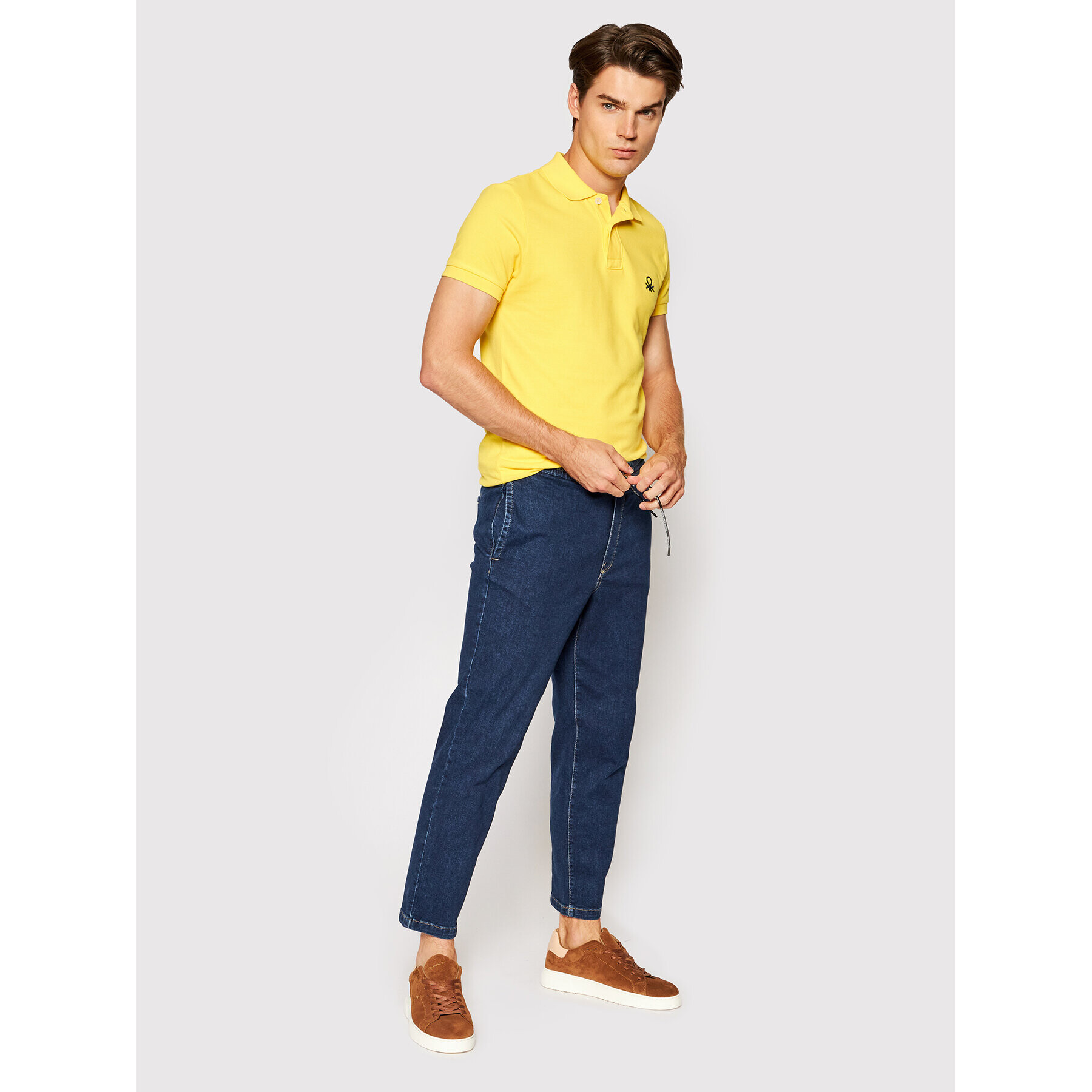 United Colors Of Benetton Jeansy 429R55IX8 Tmavomodrá Relaxed Fit - Pepit.cz