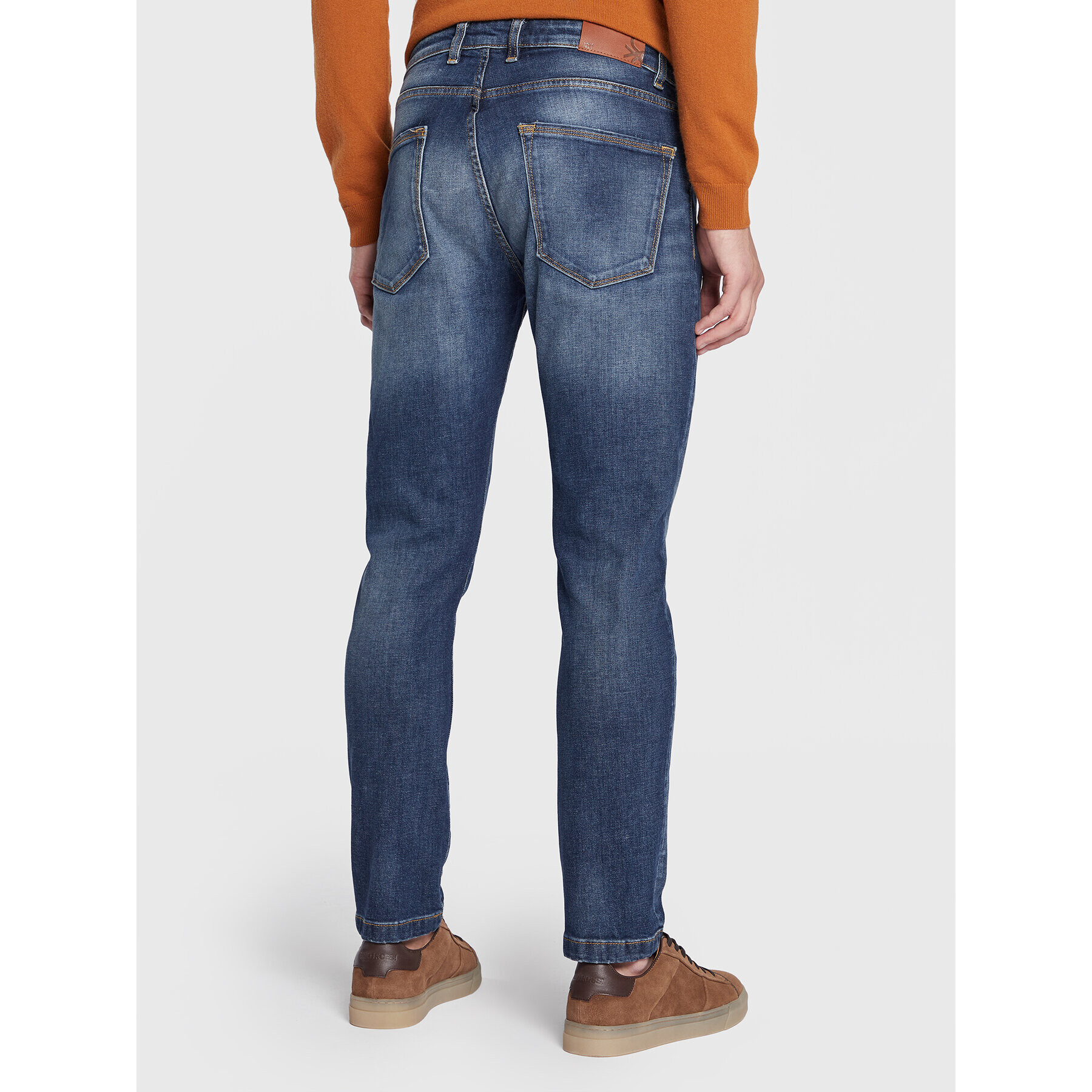 United Colors Of Benetton Jeansy 4AC9UE001 Modrá Slim Fit - Pepit.cz