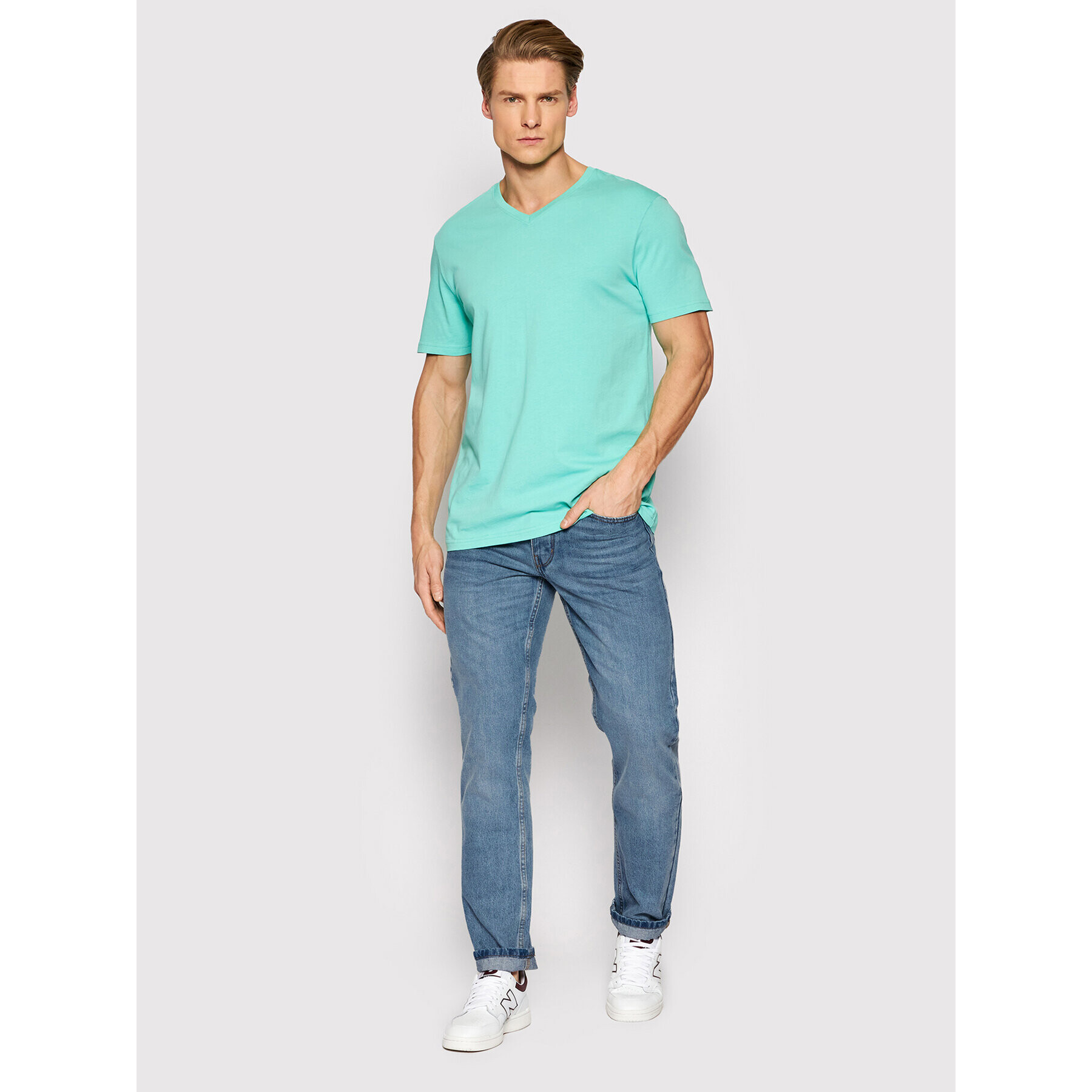 United Colors Of Benetton Jeansy 4AW757B88 Modrá Regular Fit - Pepit.cz