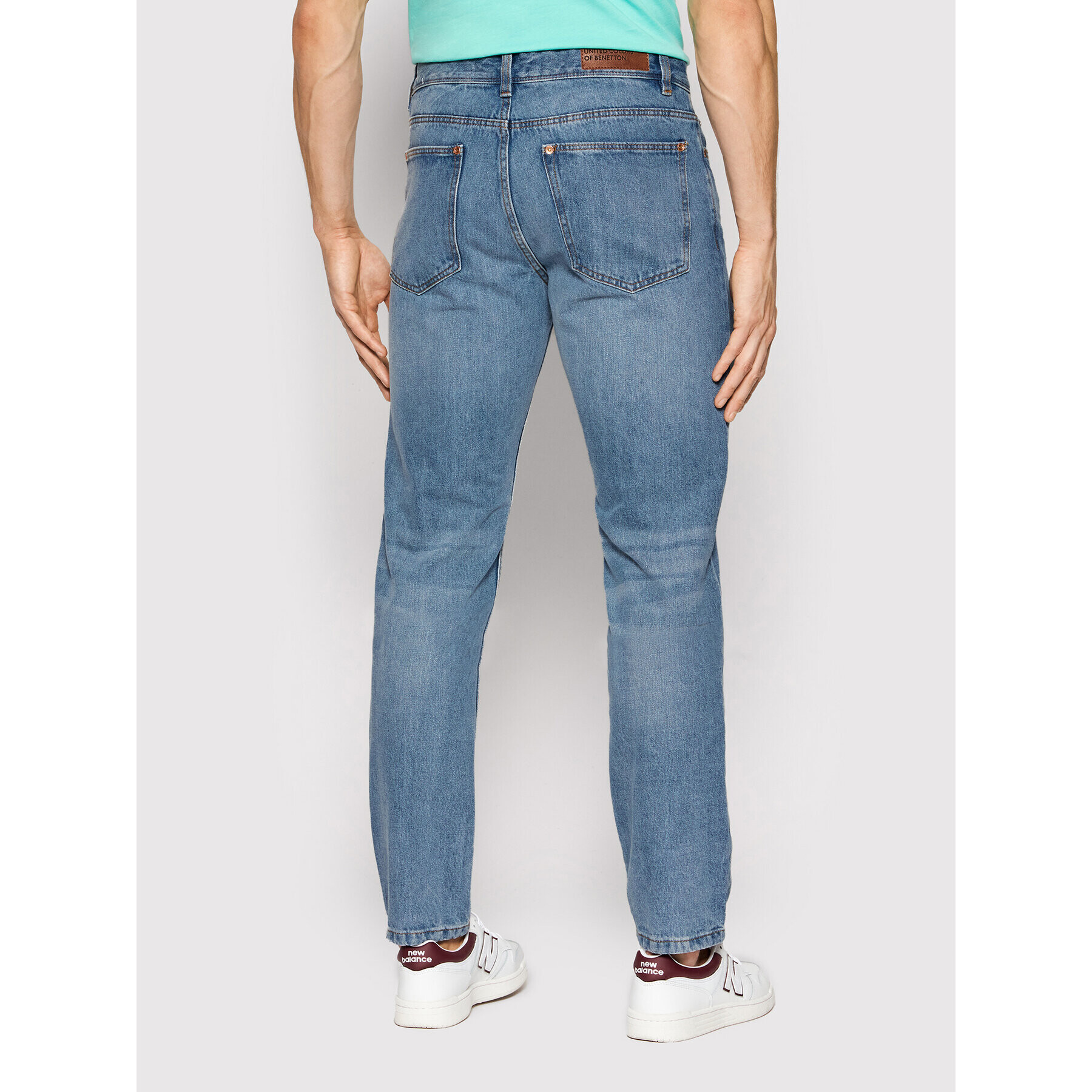 United Colors Of Benetton Jeansy 4AW757B88 Modrá Regular Fit - Pepit.cz