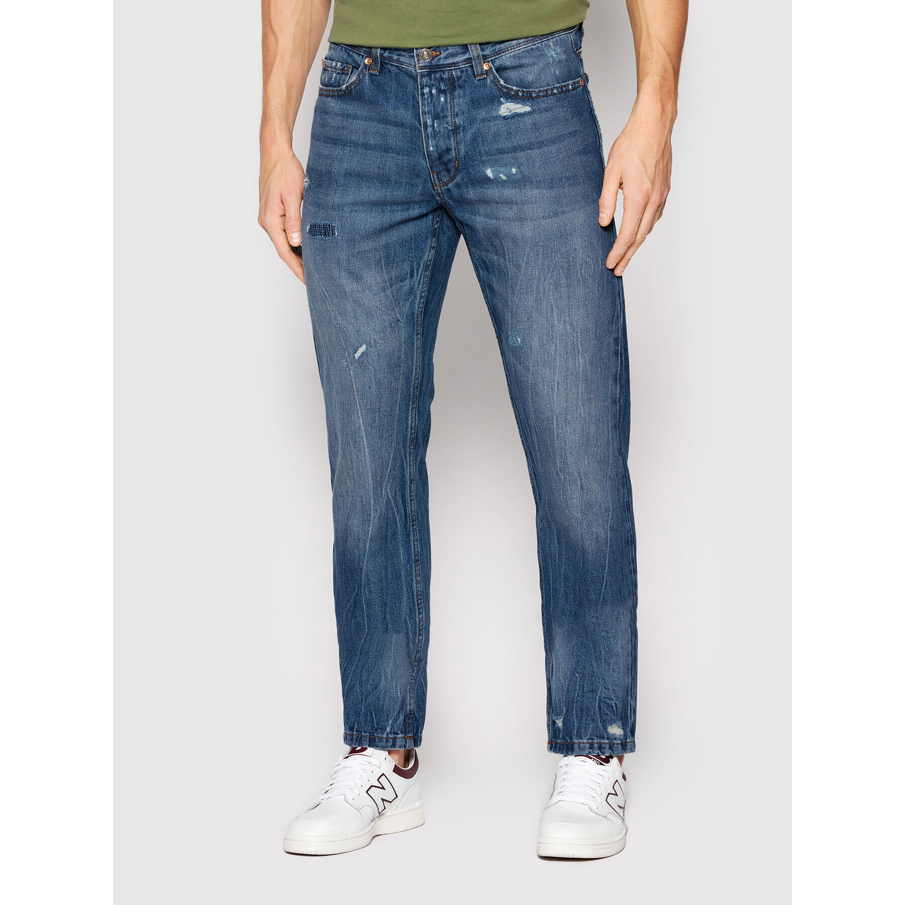 United Colors Of Benetton Jeansy 4AW757B88 Modrá Regular Fit - Pepit.cz