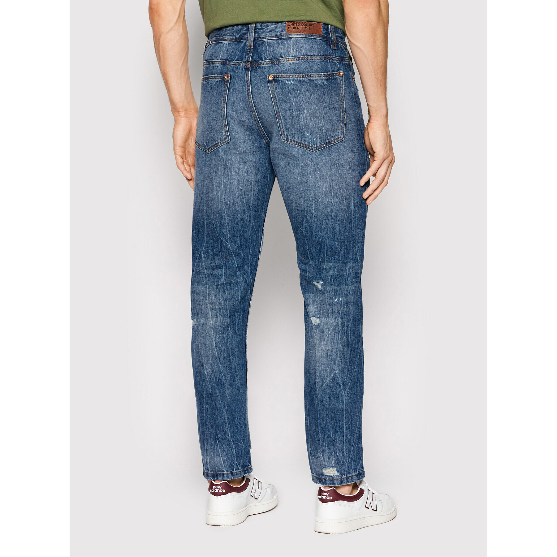 United Colors Of Benetton Jeansy 4AW757B88 Modrá Regular Fit - Pepit.cz