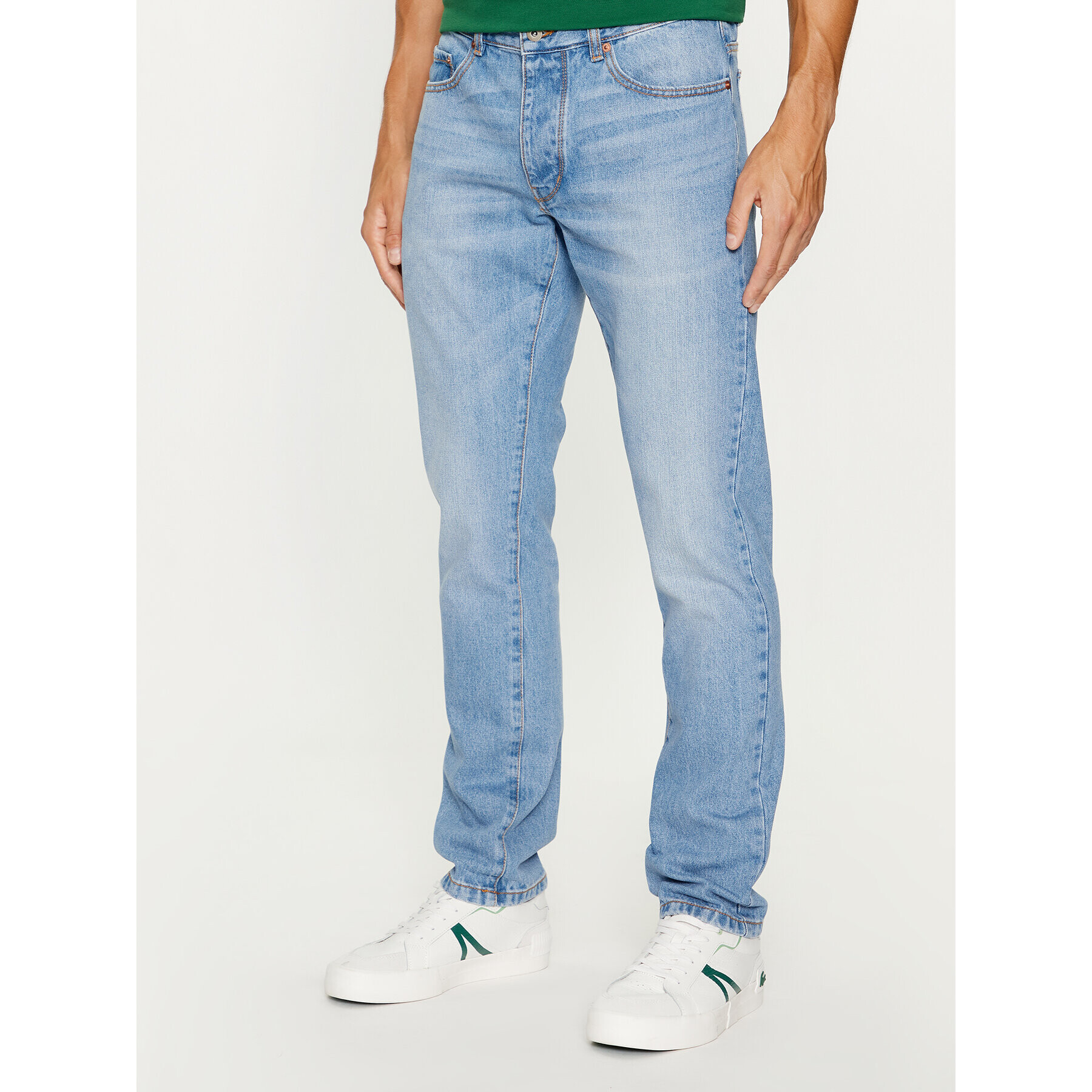 United Colors Of Benetton Jeansy 4AW757B88 Modrá Straight Fit - Pepit.cz