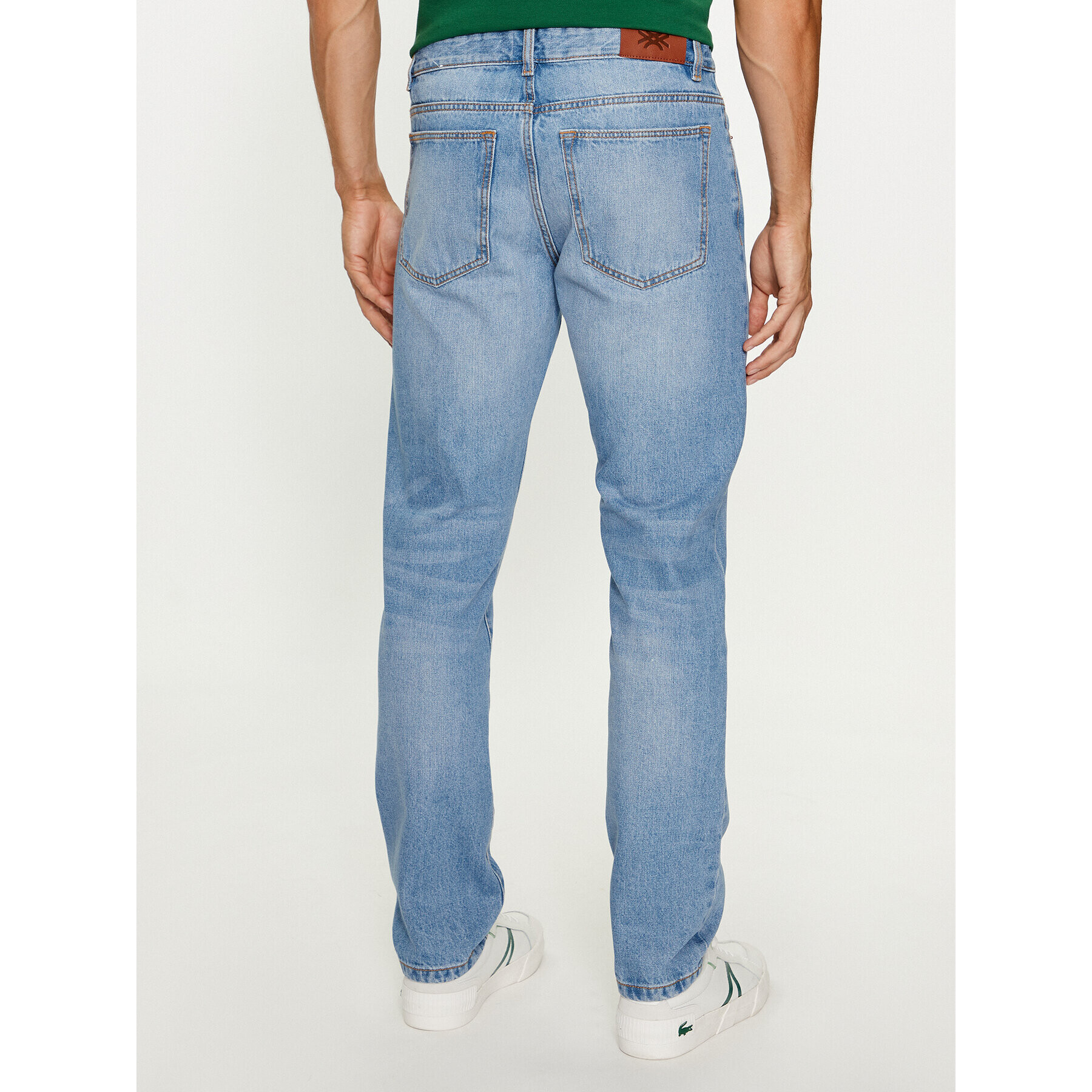 United Colors Of Benetton Jeansy 4AW757B88 Modrá Straight Fit - Pepit.cz